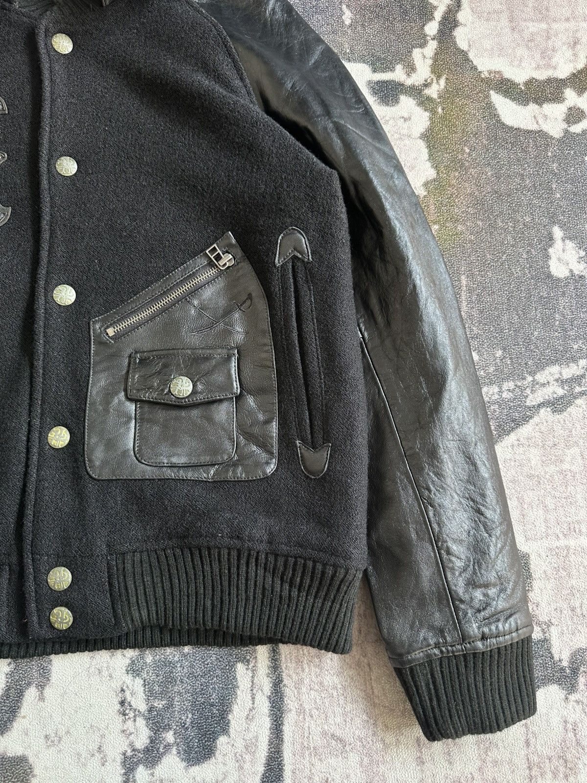 Roen 2013AW - ABORDAGE by Hiromu Takahara stadium leather jacket Size US M / EU 48-50 / 2 - 8 Thumbnail