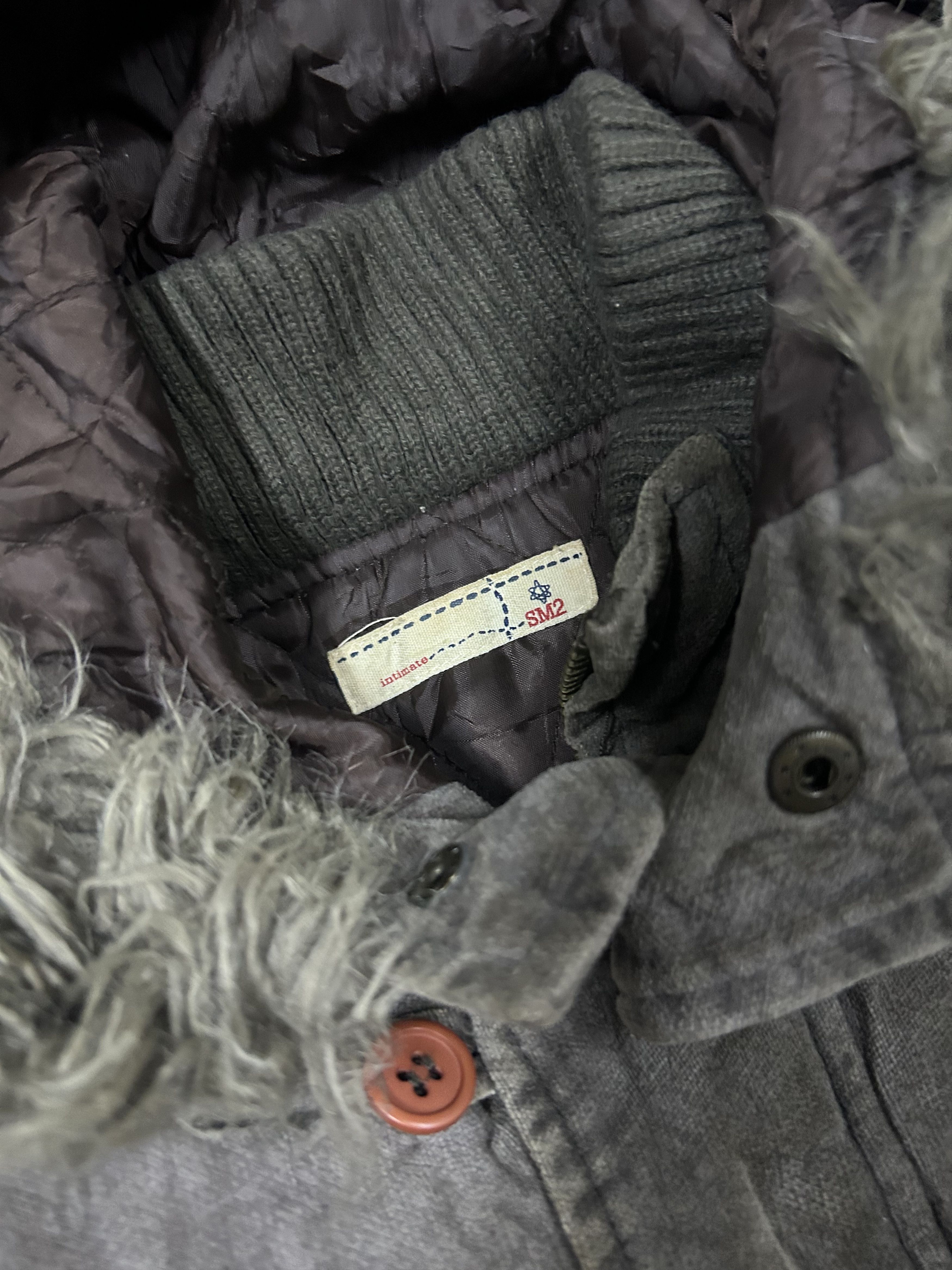 Japanese Brand SM2 INTIMATE MULTI POCKET LGB STYLE FAUX FUR HOODIE JACKET Size US M / EU 48-50 / 2 - 7 Thumbnail