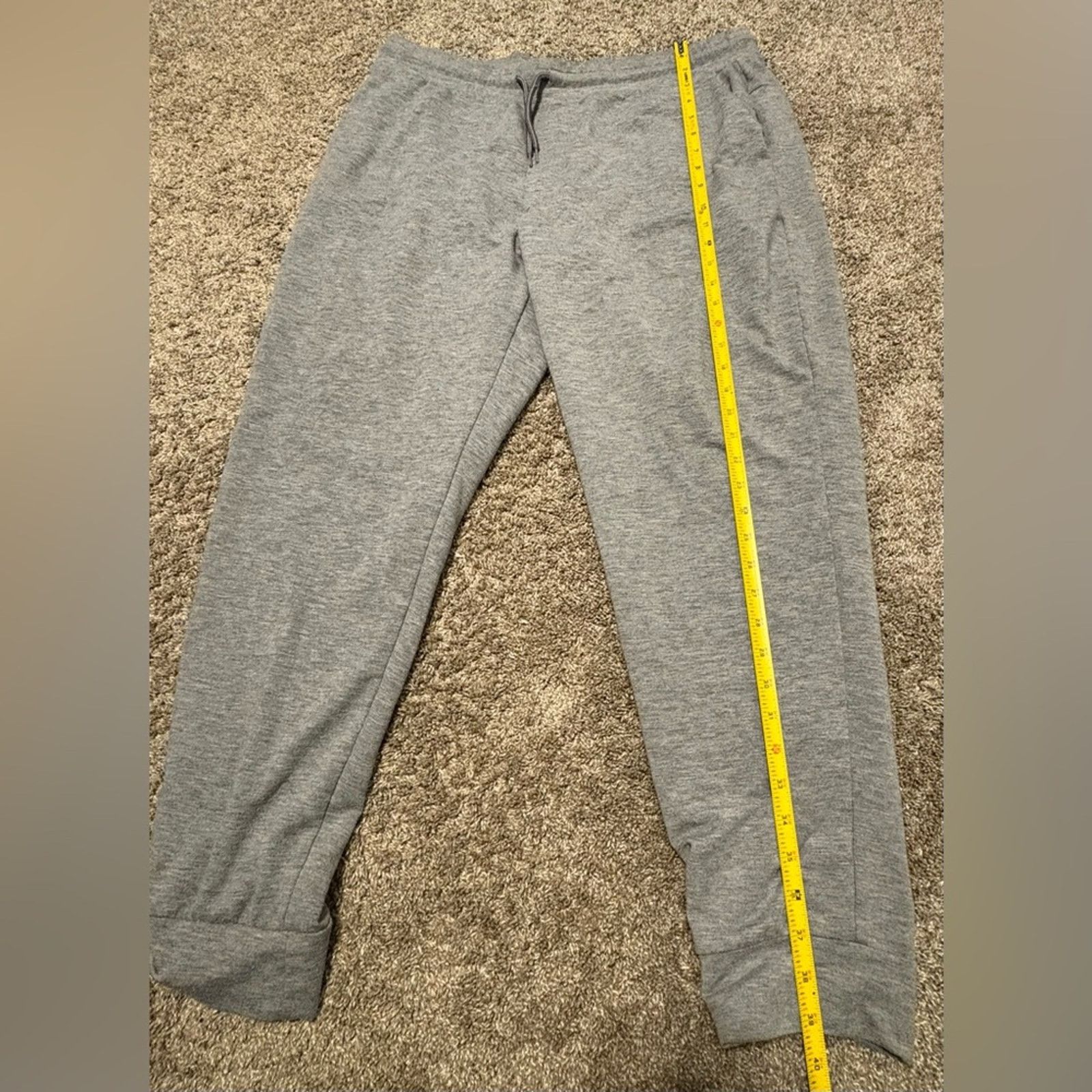 Athletic Works (Athletic Works) Gray Jogger Athletic Sweatpants: Size XL Size 30" / US 8 / IT 44 - 6 Thumbnail