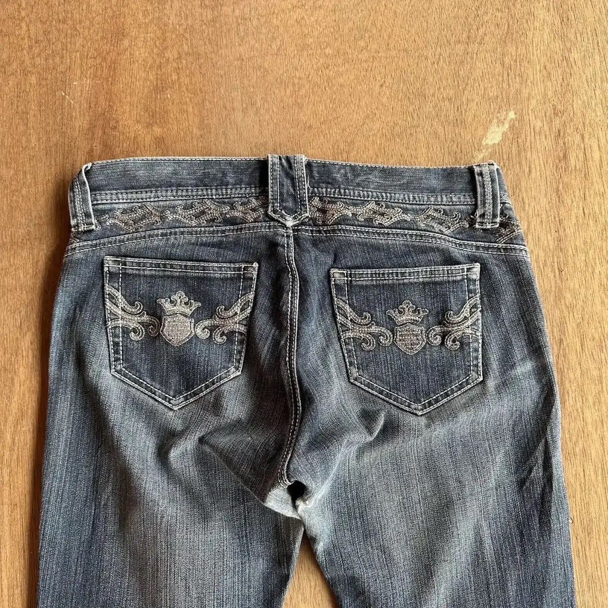 Japanese Brand FLARE/BOOTCUT💥VINTAGE ORIRIN JEANS BIG STITCH DENIM PANTS Size US 31 - 15 Thumbnail