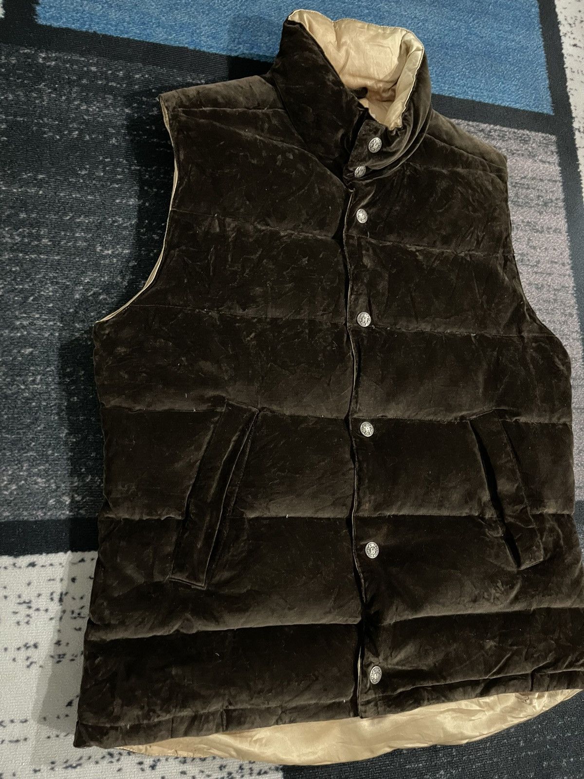 Blue Blue Japan Vintage Blue Blue Japan Vest Puffer Jacket Size US M / EU 48-50 / 2 - 4 Thumbnail