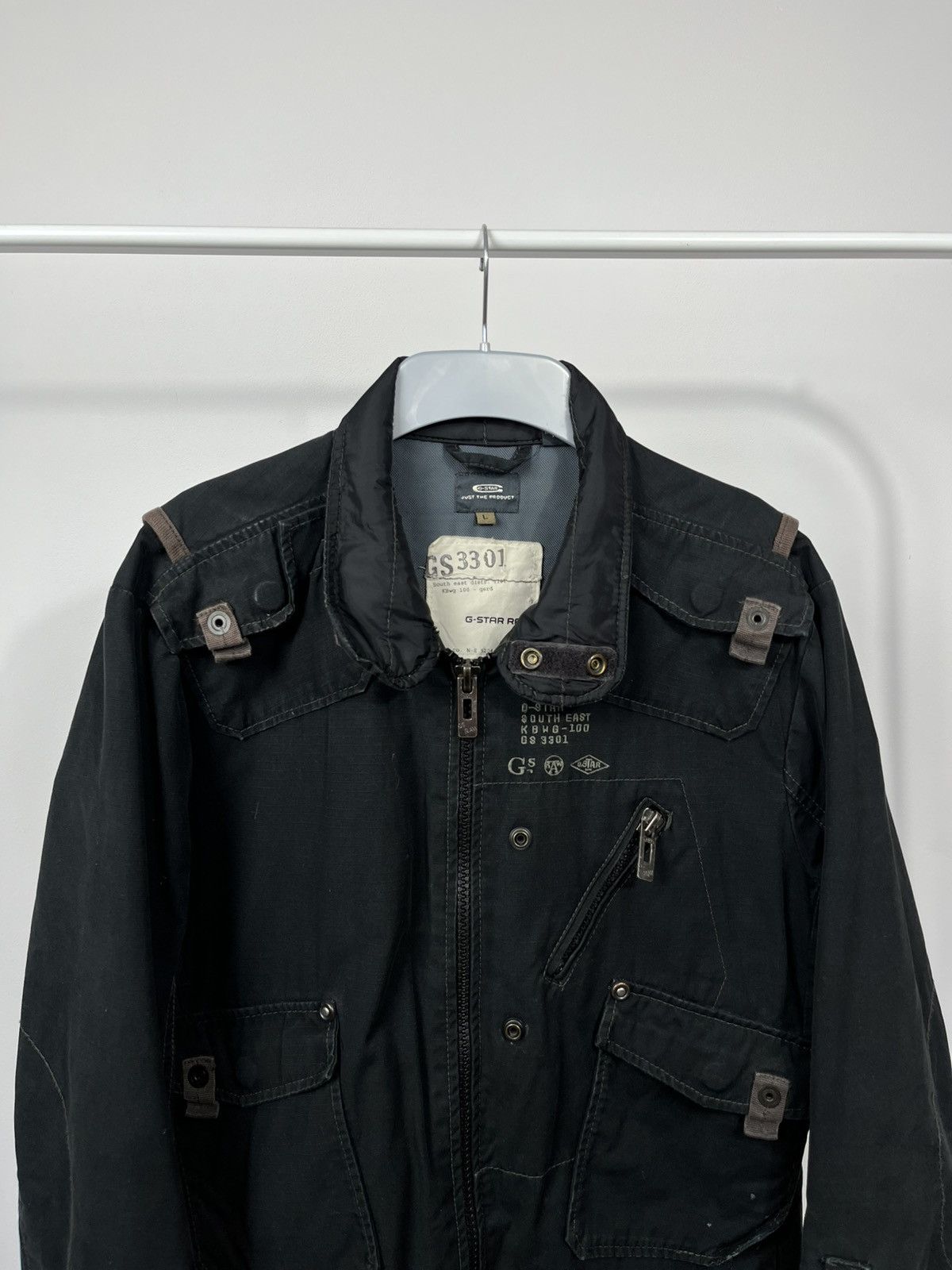 G-Star G-Star RAW GS3301 Tactical Jacket L w/ Big Back Logo Size US L / EU 52-54 / 3 - 3 Thumbnail