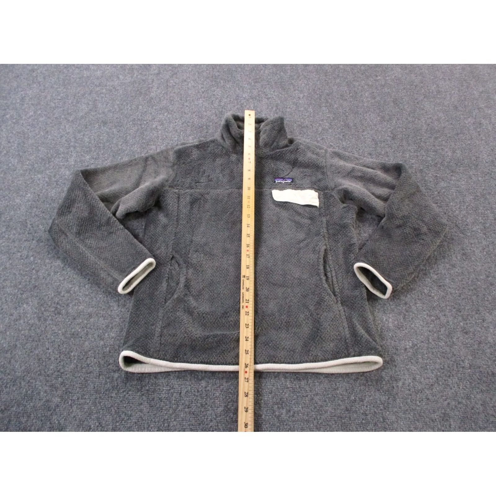 Patagonia Patagonia Jacket Womens M Gray Snap Fleece Outdoor Casual Windproof Pockets Size M / US 6-8 / IT 42-44 - 3 Thumbnail