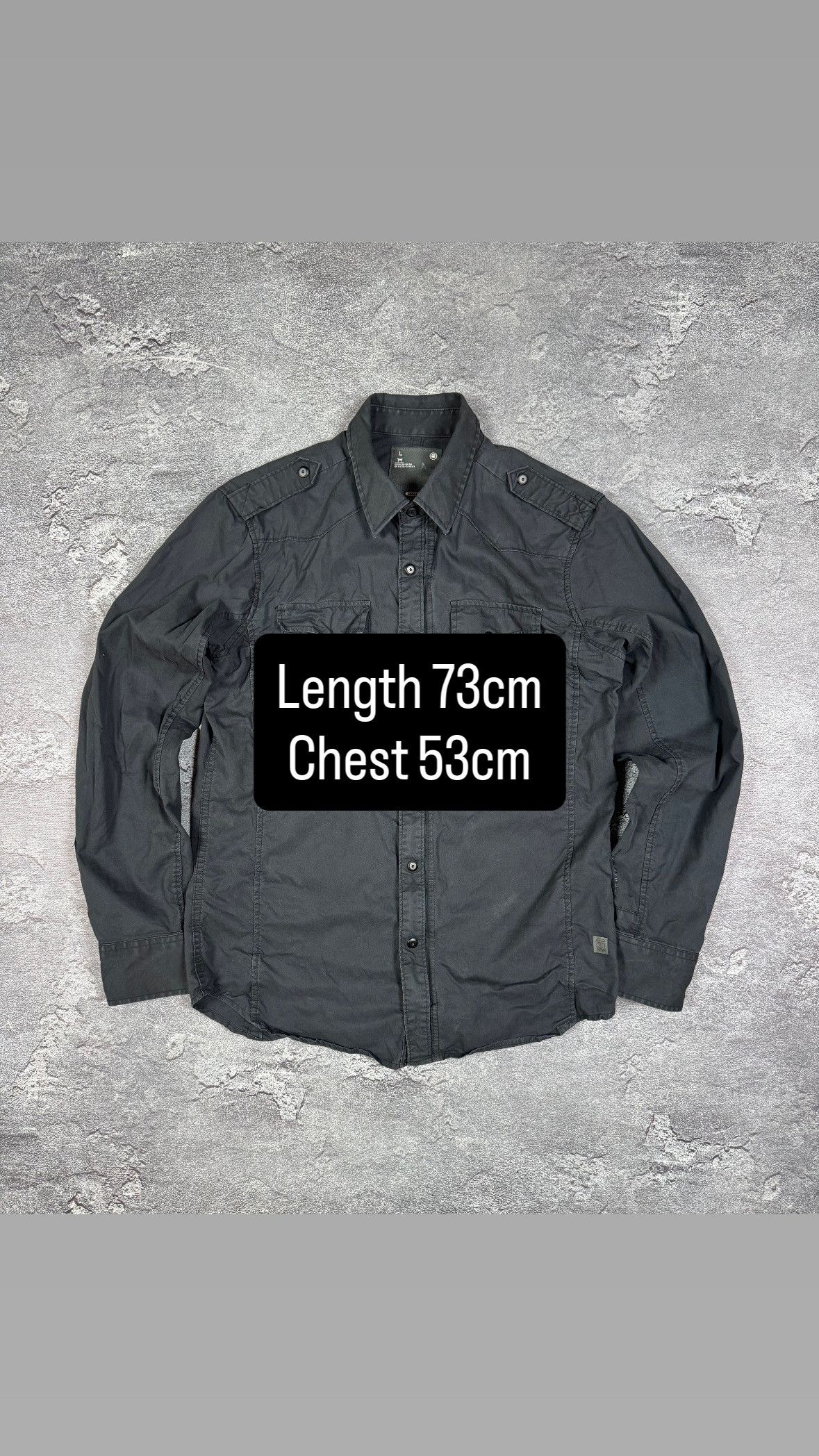 G-Star G-Star RAW Faded Button Long Sleeve Shirt Military Size L Size US L / EU 52-54 / 3 - 2 Thumbnail
