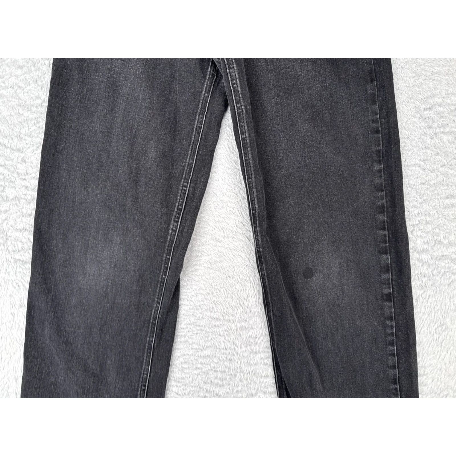Old Navy Old Navy Jeans Womens L Black Wide-Leg Denim High Rise Casual Stretch Pants Size 36" / US 14 / IT 50 - 3 Thumbnail