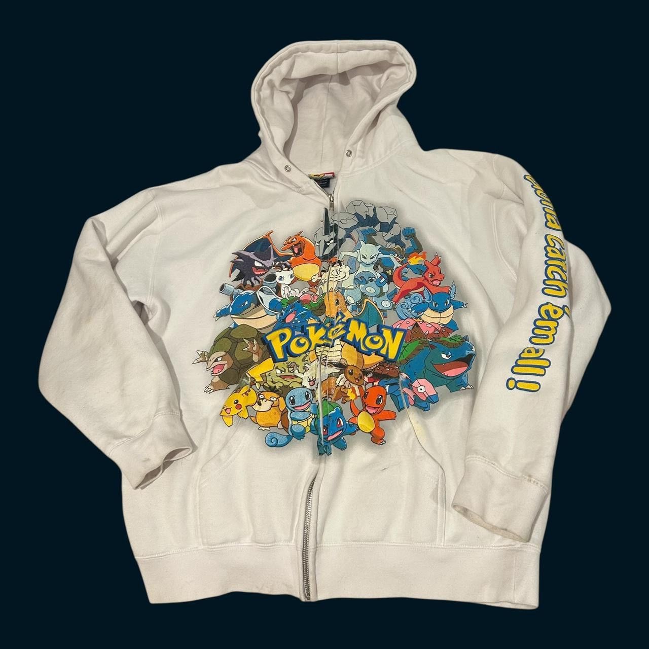 Giant 2008 Vintage Nintendo Pokémon Character Cast Zip Up Jacket Size US L / EU 52-54 / 3 - 7 Thumbnail