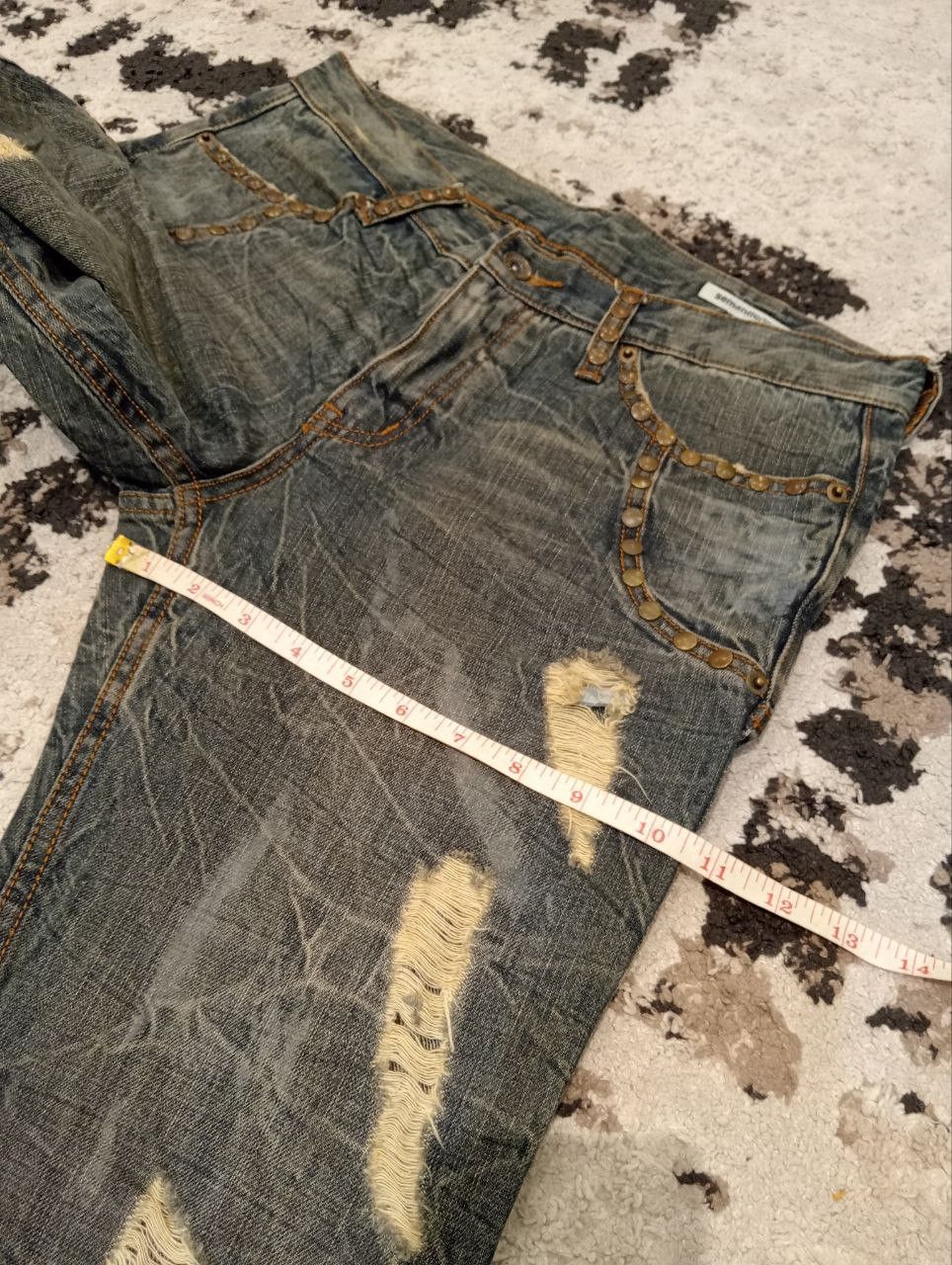 semanticdesign Vintage Semantic Design Japan Studded Bootcut Jeans Size US 32 / EU 48 - 15 Thumbnail