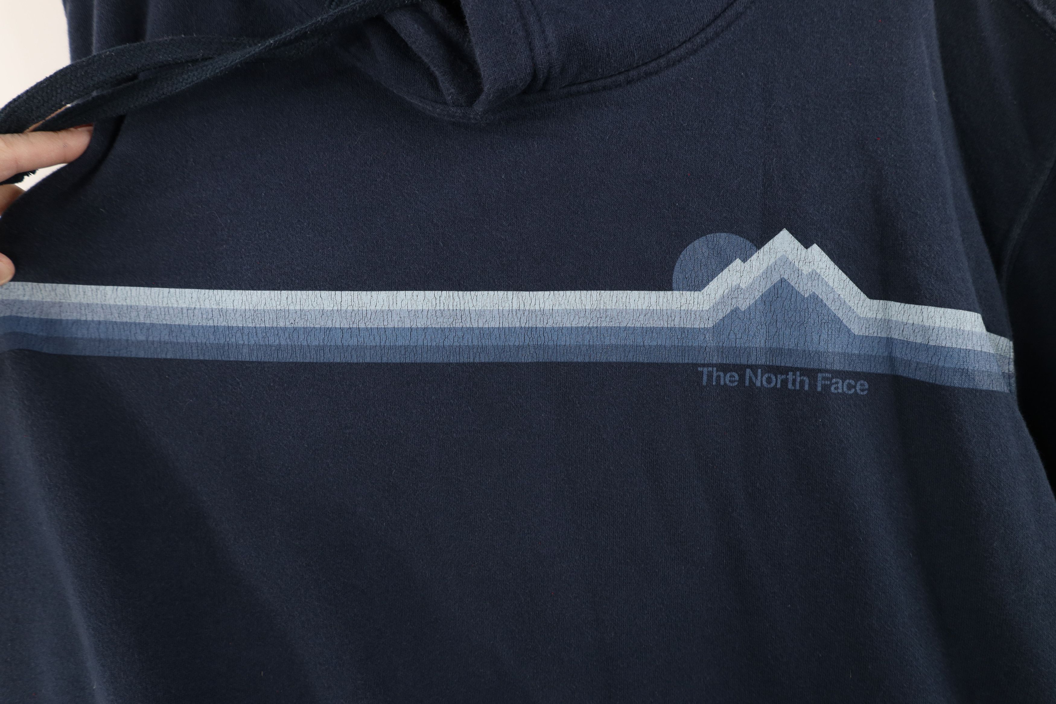 The North Face Vintage Y2K The North Face Spell Out Mountains Hoodie Blue Size US XXL / EU 58 / 5 - 5 Thumbnail
