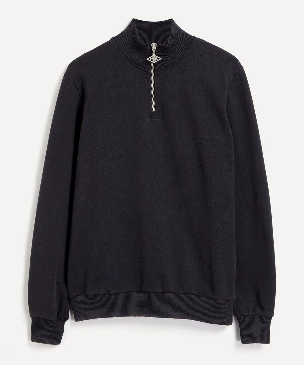 Acne Studios 46/S - Half-Zip Sweatshirt Size US S / EU 44-46 / 1 - 1 Thumbnail