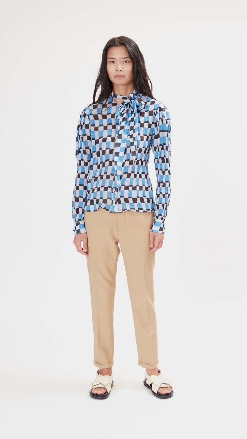 Marni o1y1125 Checked Shirt in Multicolor Size M / US 6-8 / IT 42-44 - 1 Thumbnail