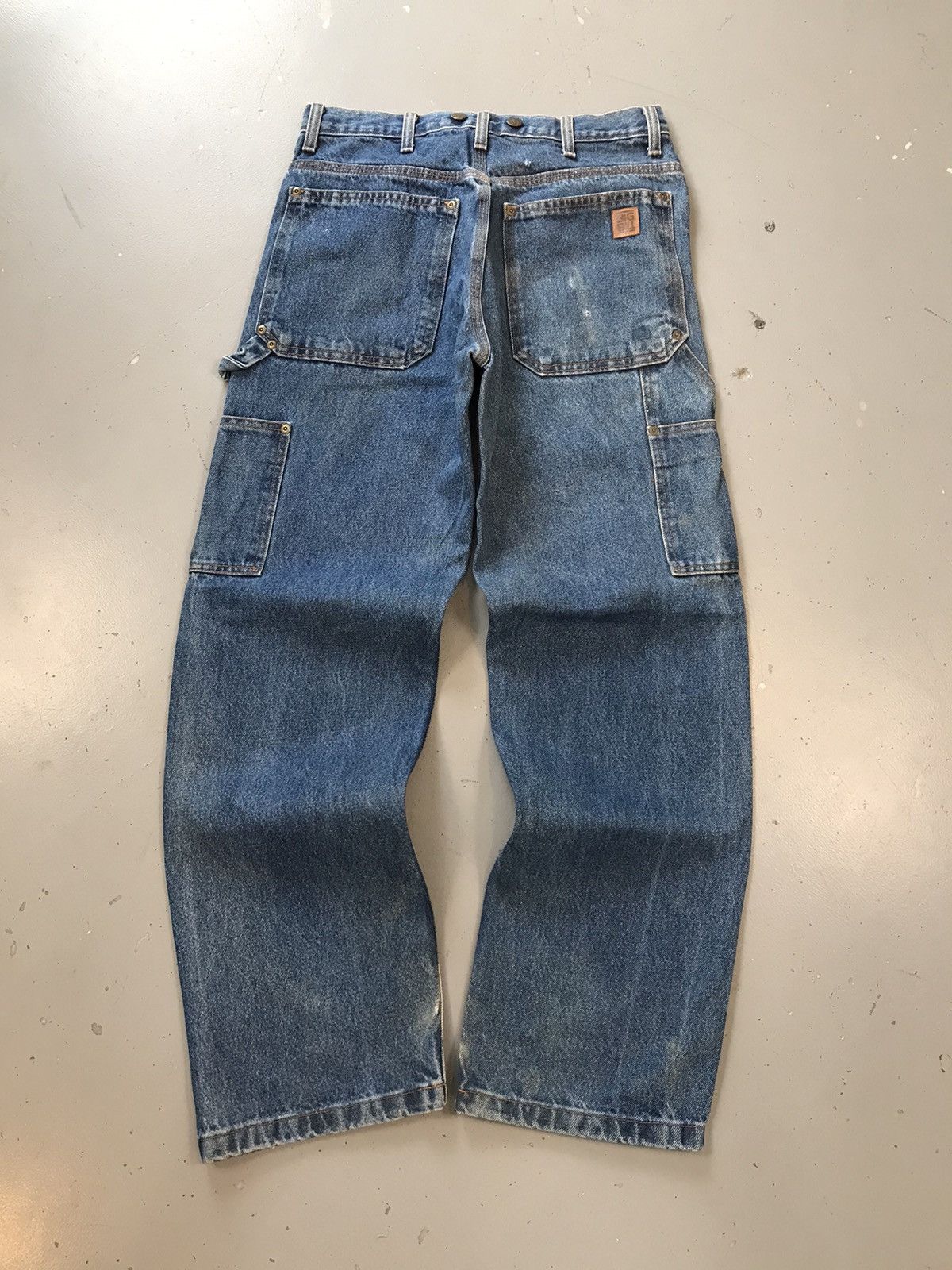 Vintage Vintage big bill double knee denim Size US 30 / EU 46 - 2 Thumbnail