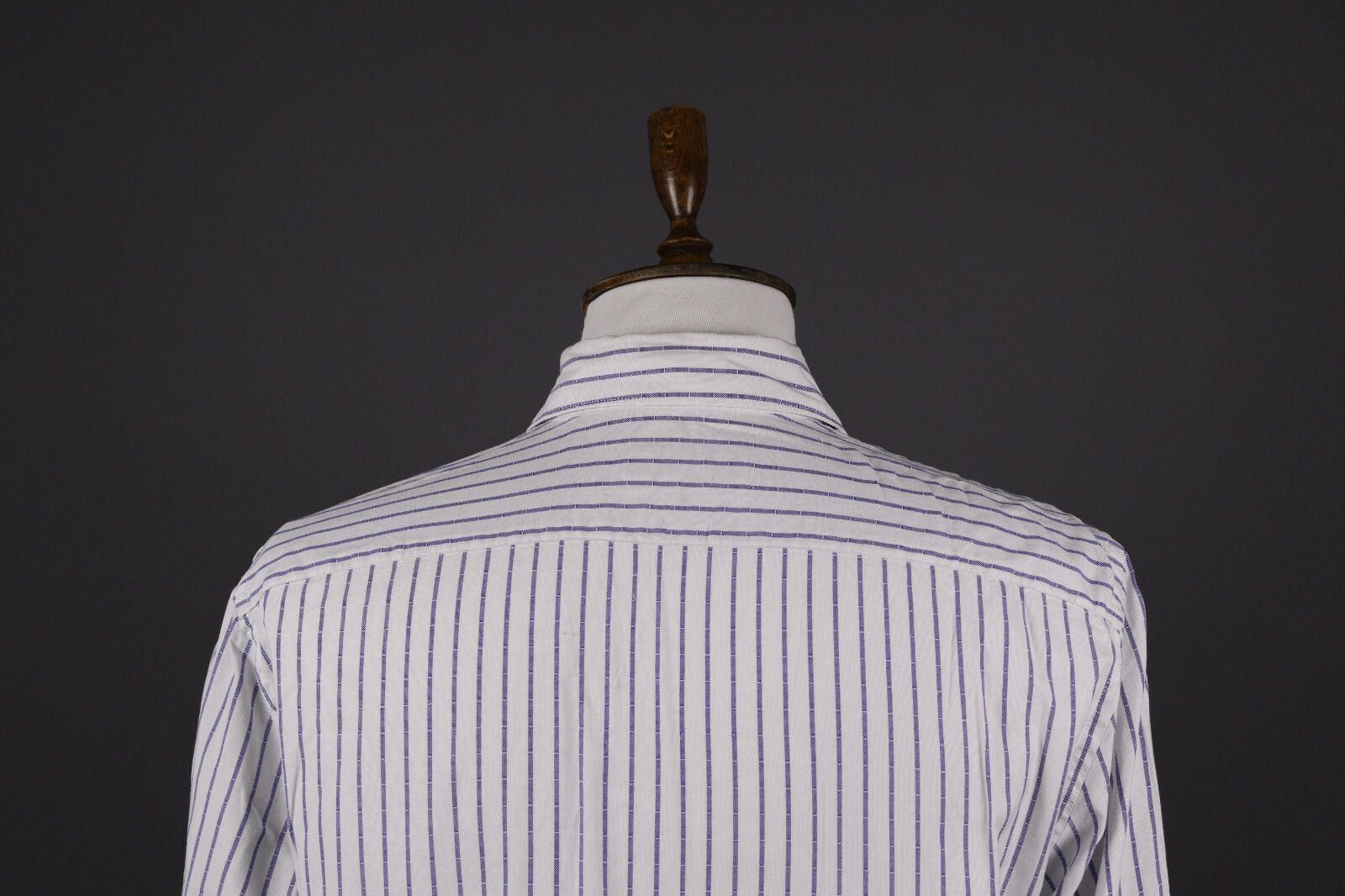 Designer Boggi Milano New Classic Custom Fit Stripe Shirt Size XL Size US XL / EU 56 / 4 - 6 Thumbnail