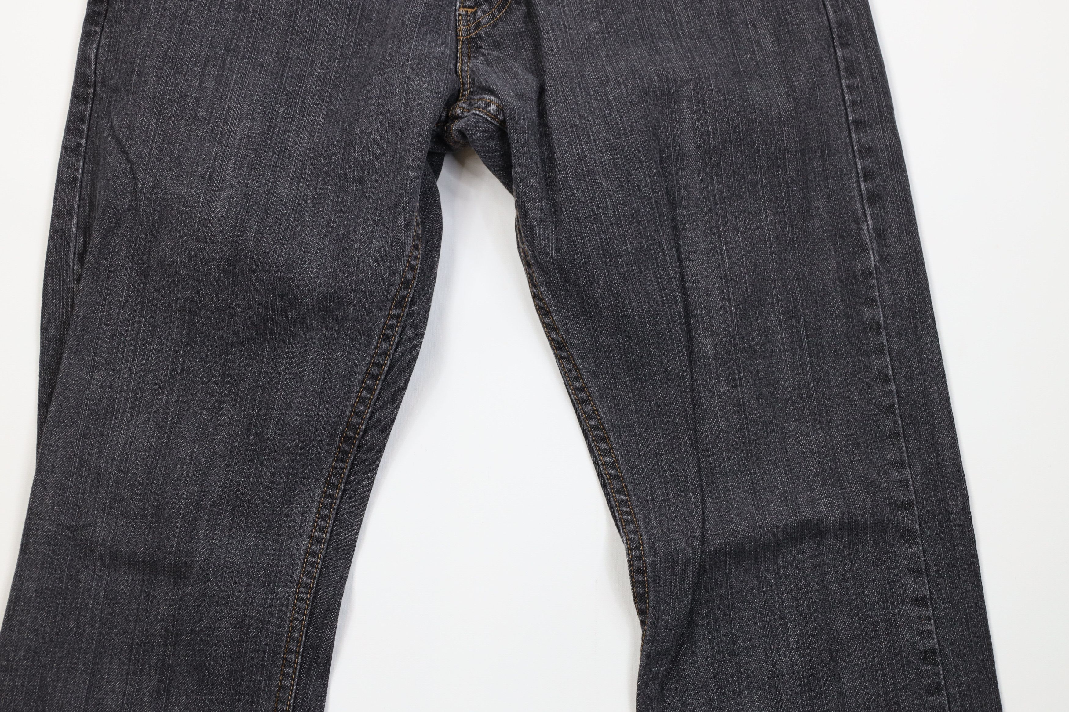 Levi's Vintage Y2K Levis 514 Slim Straight Leg Denim Jeans Black Size US 32 / EU 48 - 3 Thumbnail