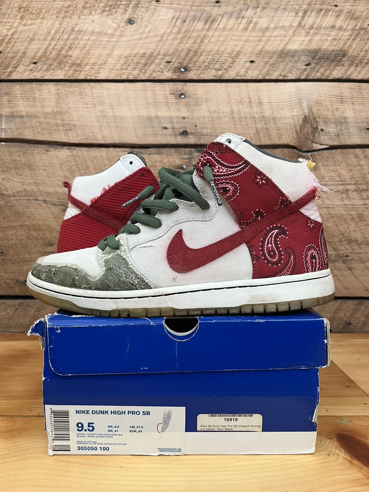 Nike Nike SB Dunk High Pro Cheech And Chong 30505-100 Size US 9.5 / EU 42-43 - 1 Thumbnail