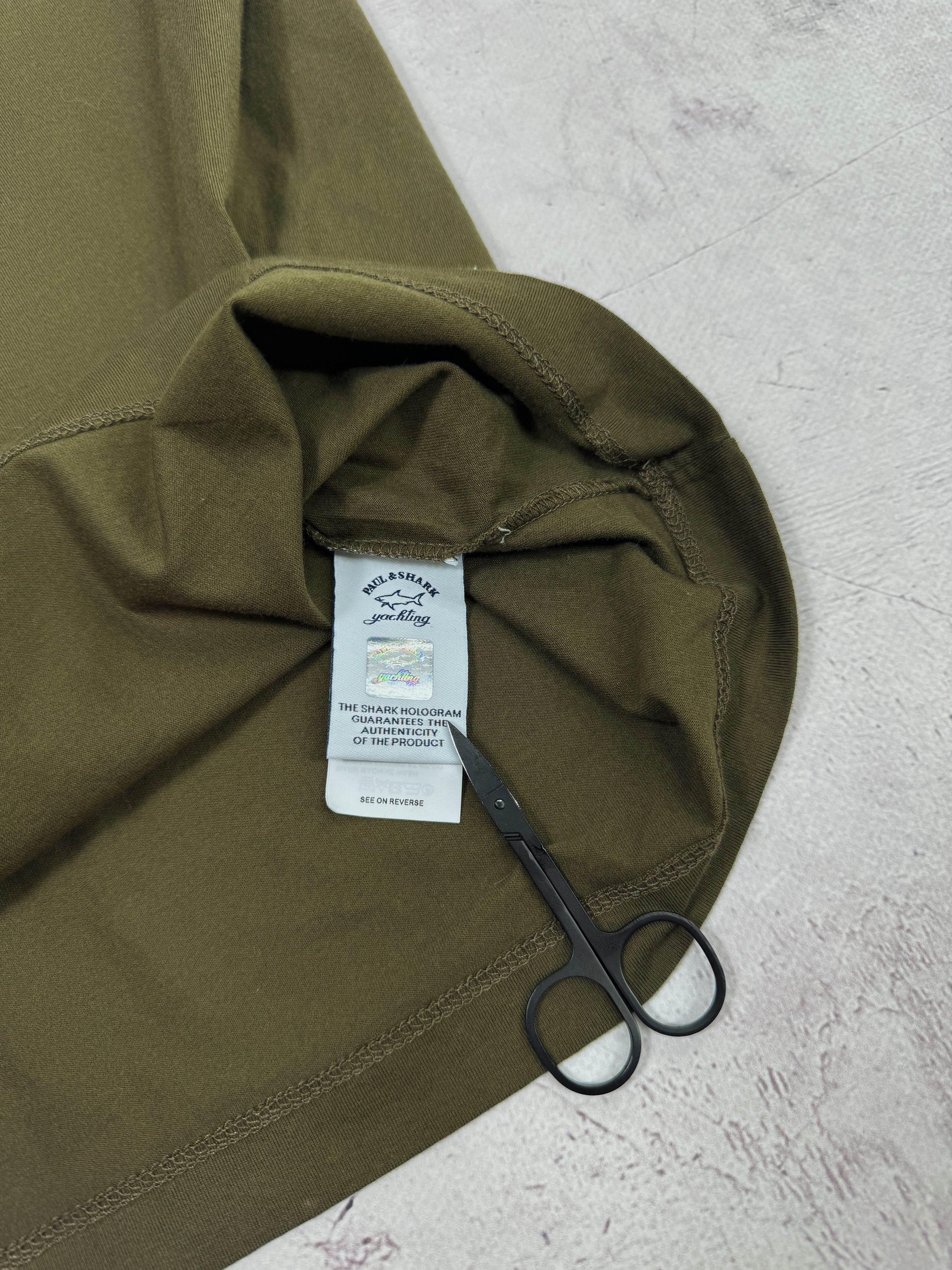 Paul & Shark Paul & Shark T-Shirt Khaki Green Size US S / EU 44-46 / 1 - 9 Thumbnail