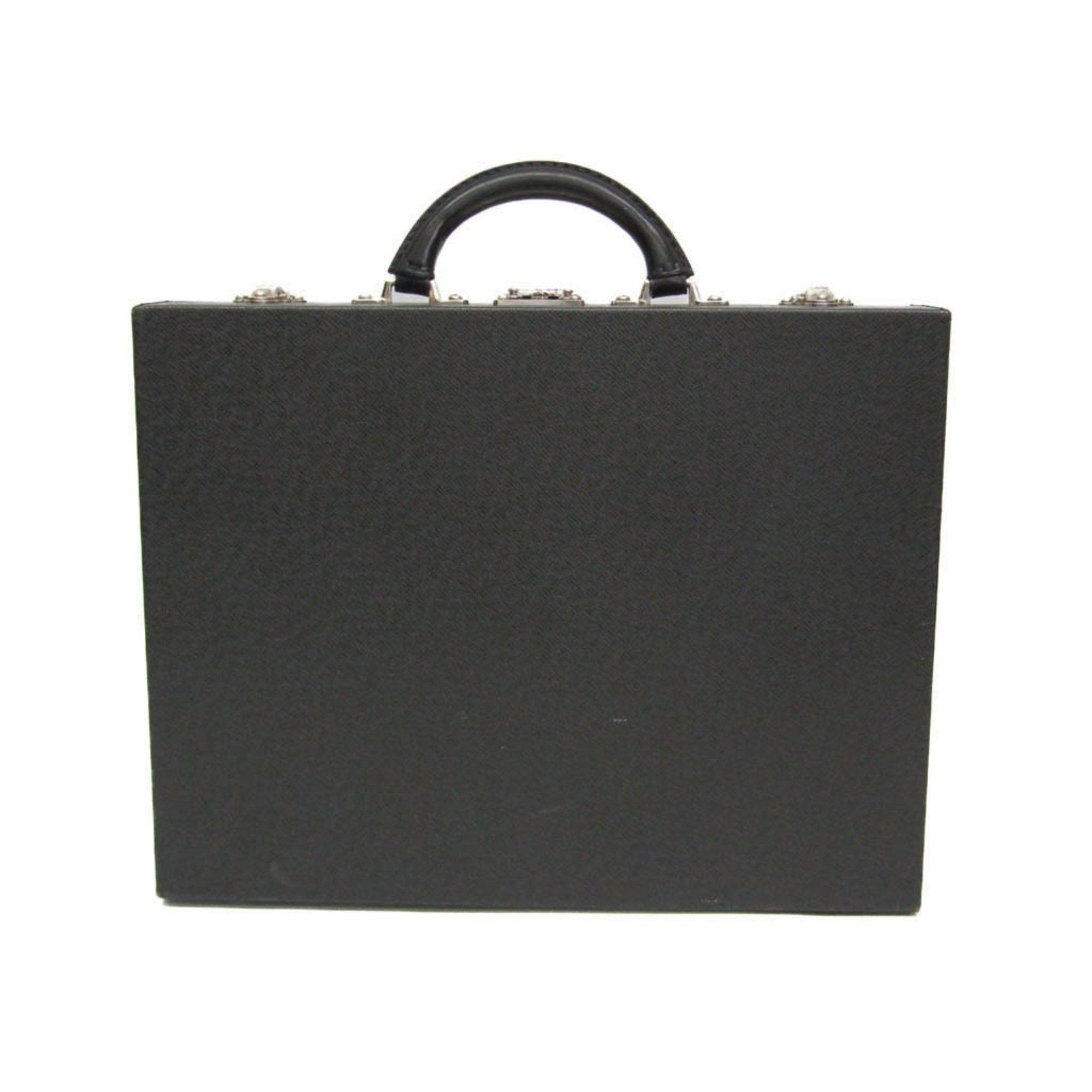 Louis Vuitton Louis Vuitton Taiga Diplomat M30012 Men's Attaché Case Ardoise,Black Size ONE SIZE - 1 Thumbnail