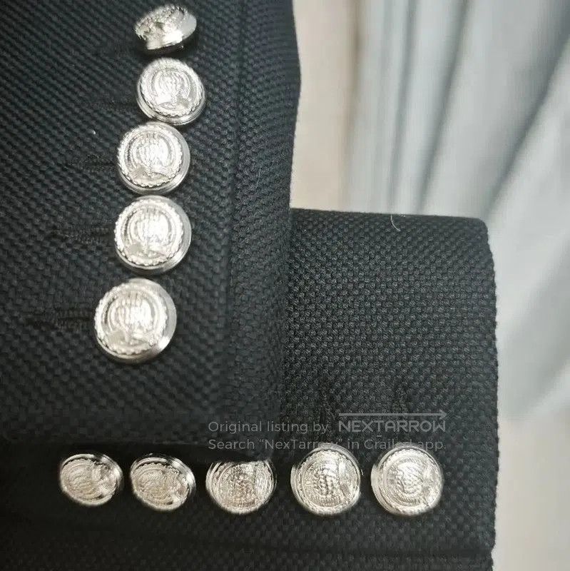 Balmain Balmain Black Cotton Women's Cardigan M . Size M / US 6-8 / IT 42-44 - 3 Thumbnail