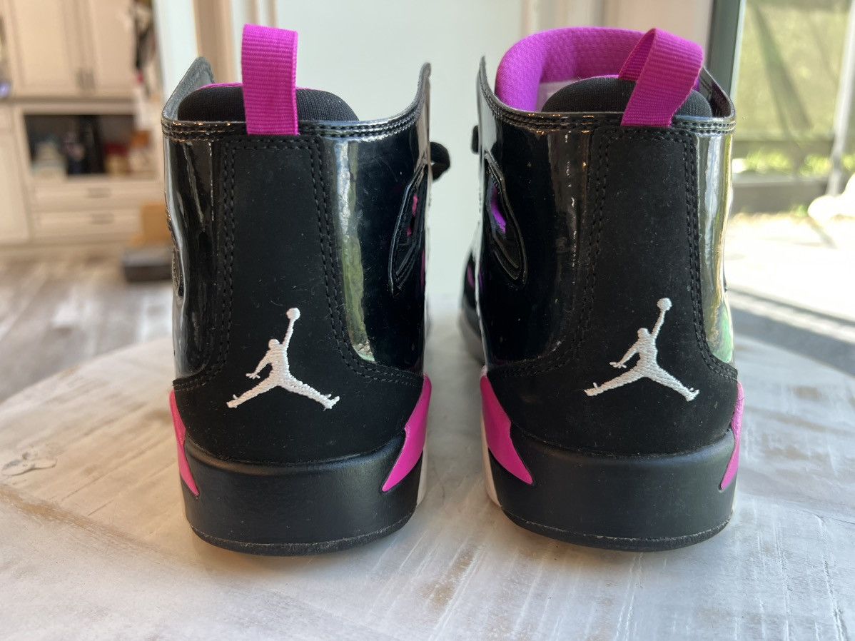 Jordan Brand Jordan Flight Club 91 Black Fuschia Blast size 6.5y 8w Size US 8 / IT 38 - 4 Thumbnail
