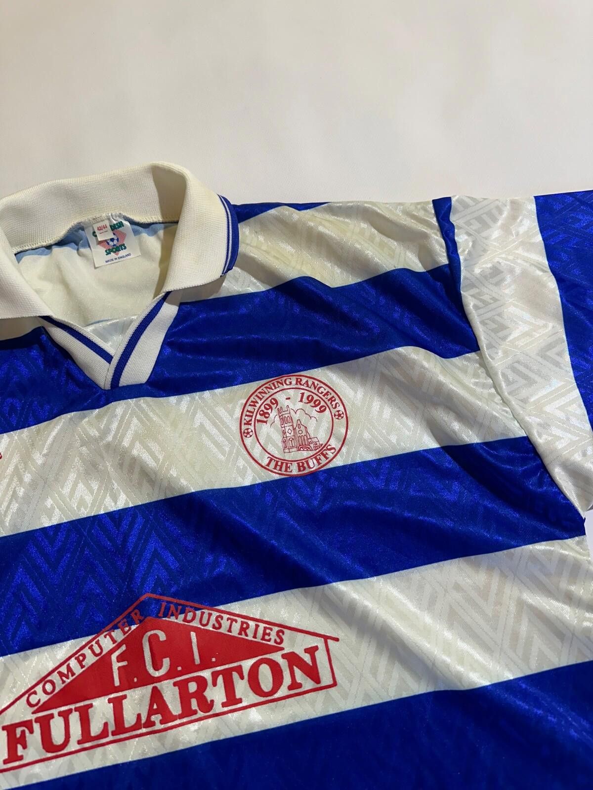 Designer 1998/99 Kilwinning Rangers The Buffs Scottish Cup Jersey Size US L / EU 52-54 / 3 - 3 Thumbnail