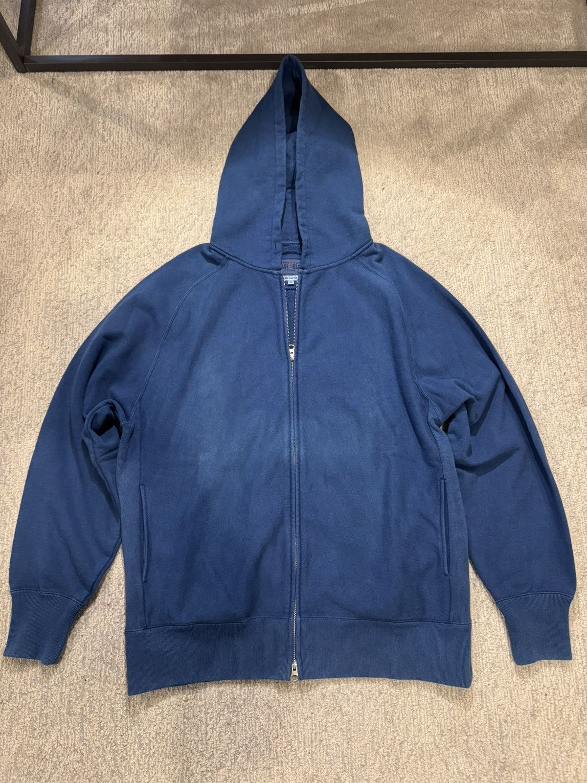 Pure Blue Japan Indigo Blue Sweater Hoodie Size US M / EU 48-50 / 2 - 1 Thumbnail