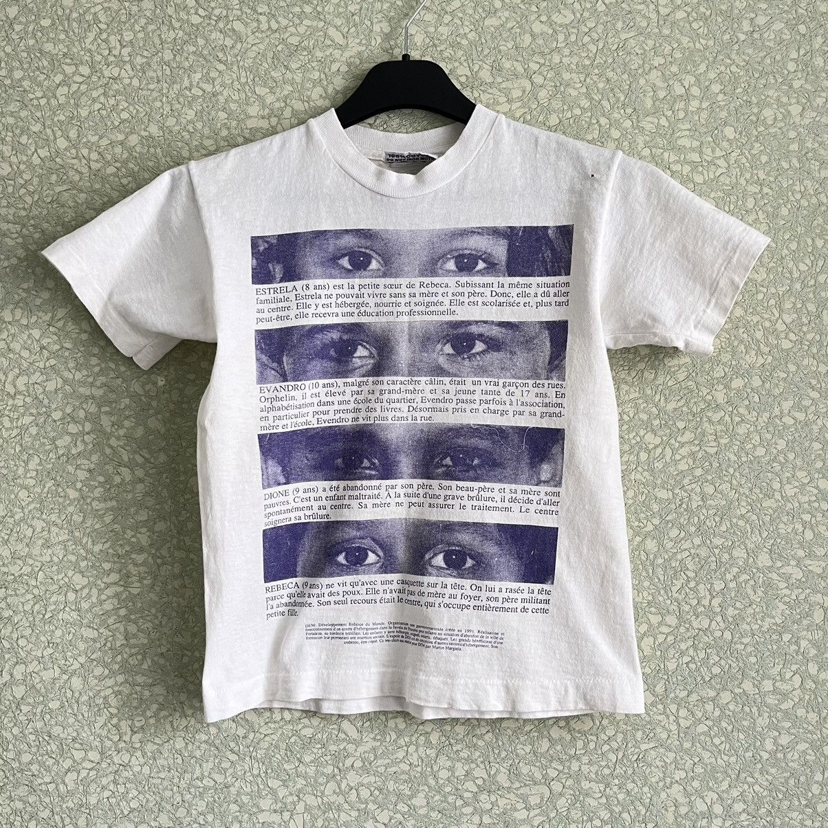 Vintage Maison Margiela for DEM 1990s Charity T-shirt Size S / US 4 / IT 40 - 1 Thumbnail