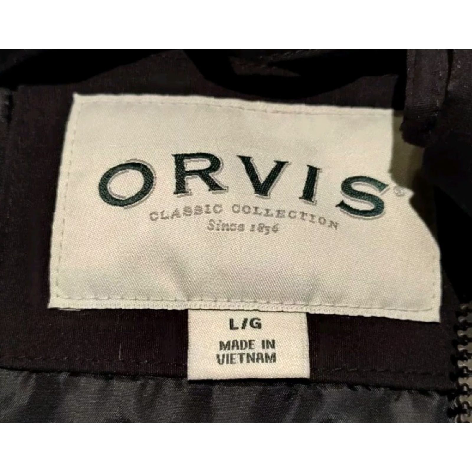 Orvis Orvis Quilted Vest Jacket Zip Up Front 1174138 Black Men’s Size Large EUC Size US L / EU 52-54 / 3 - 6 Thumbnail