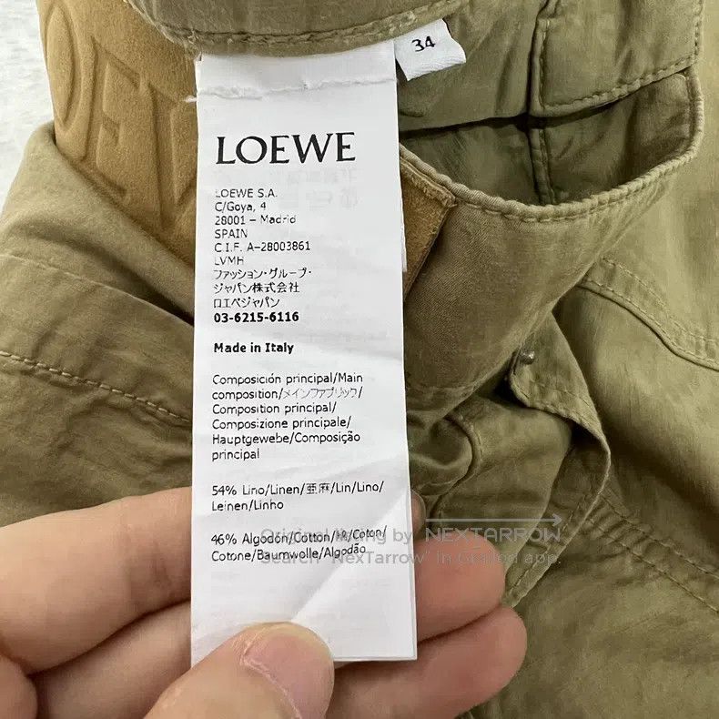 Loewe Loewe Cotton Linen Solid Casual Shorts Size 42" / US 20 - 4 Thumbnail