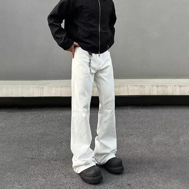Japanese Brand Retro loose casual micro flared jeans Size US 32 / EU 48 - 4 Thumbnail
