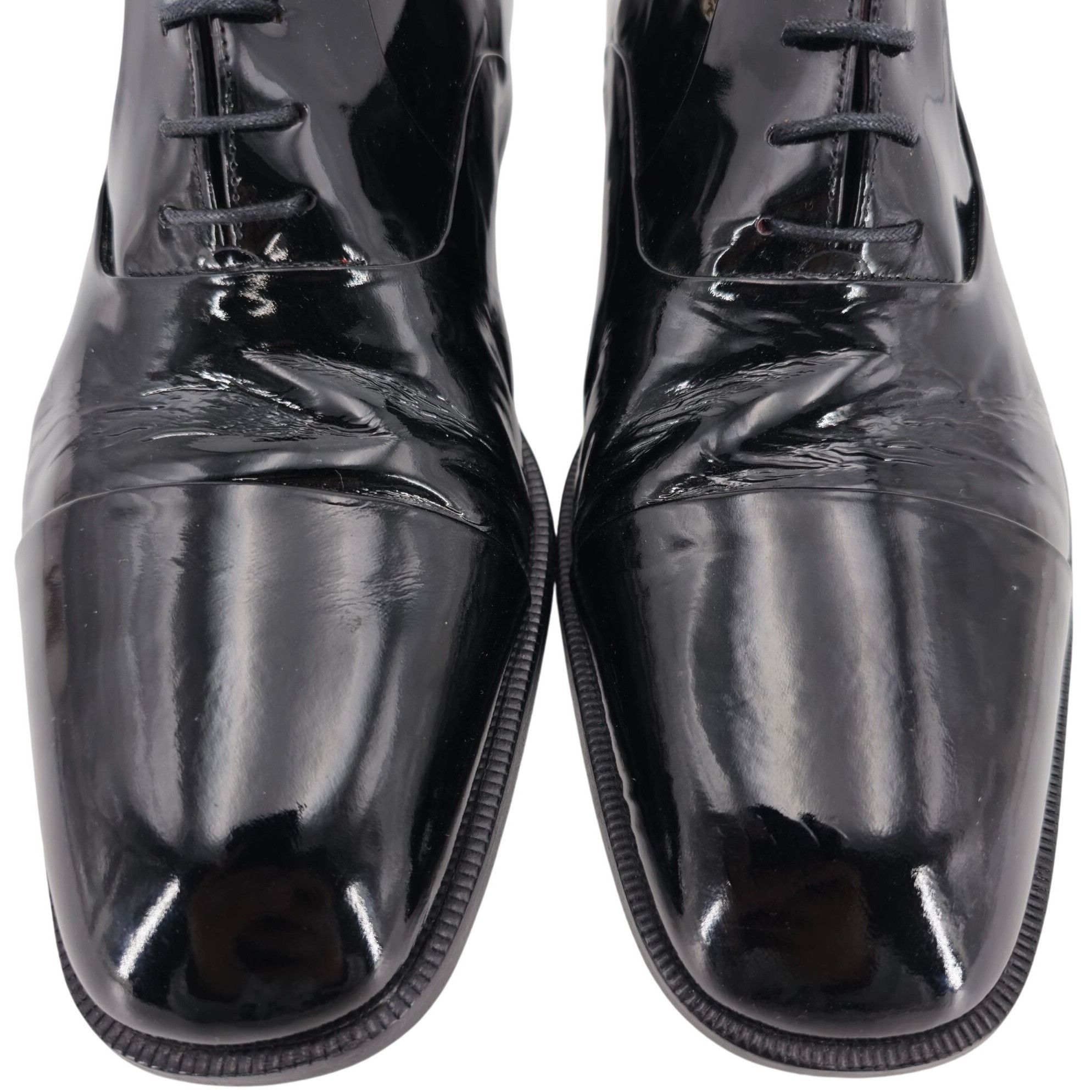 Bally Bally Italy Black Patent Leather Formal Dress Shoes Mens 10D Size US 10 / EU 43 - 9 Thumbnail