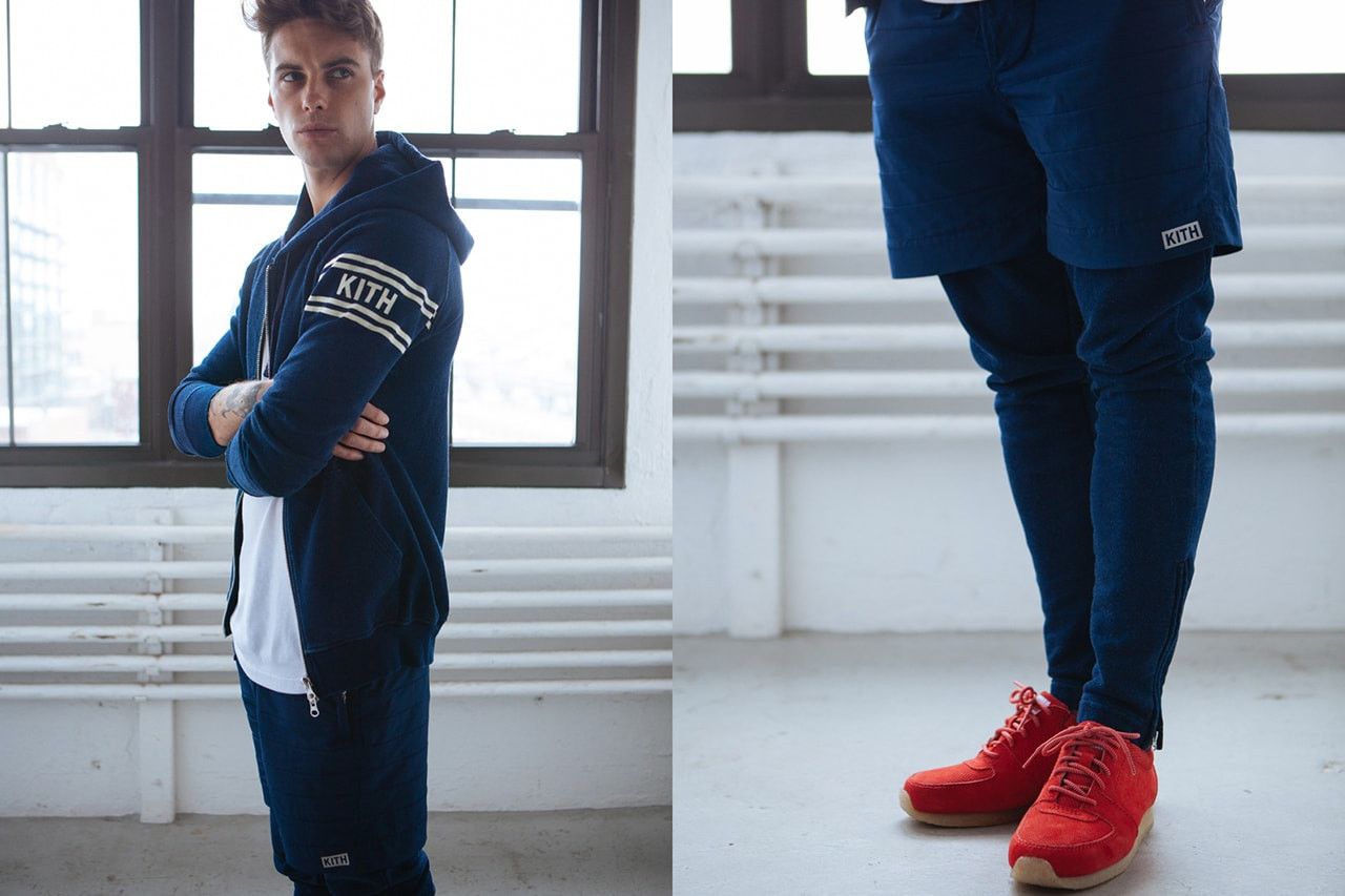 Kith 2014 Spring Indigo Collection French Terry Hoodie