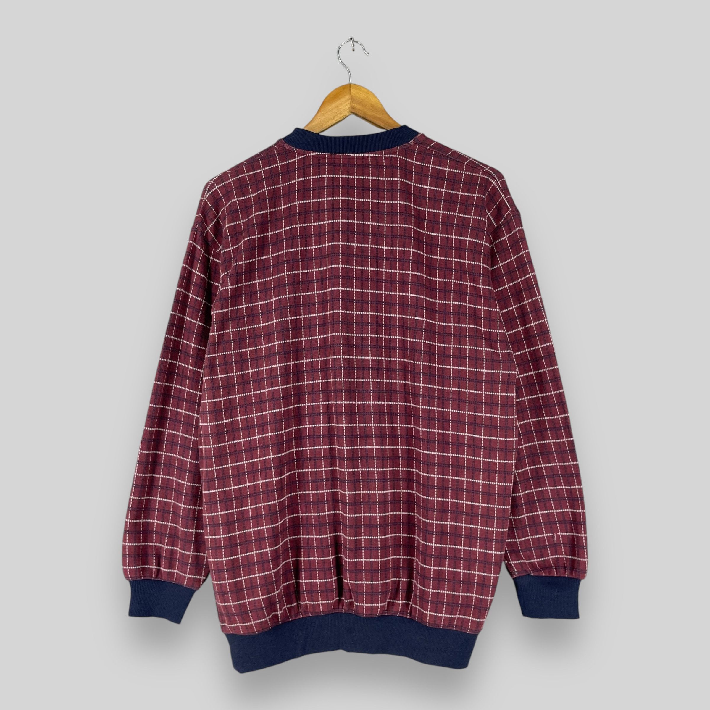 Ellesse Vintage ELLESSE Checkered Board Pullover Sweatshirt Size US M / EU 48-50 / 2 - 7 Thumbnail