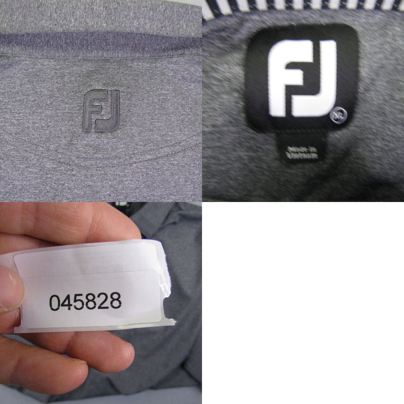 Footjoy FootJoy Polo Shirt Mens XL Gray Performance Golf Breathable Stretch polo shirt Size US XL / EU 56 / 4 - 8 Thumbnail