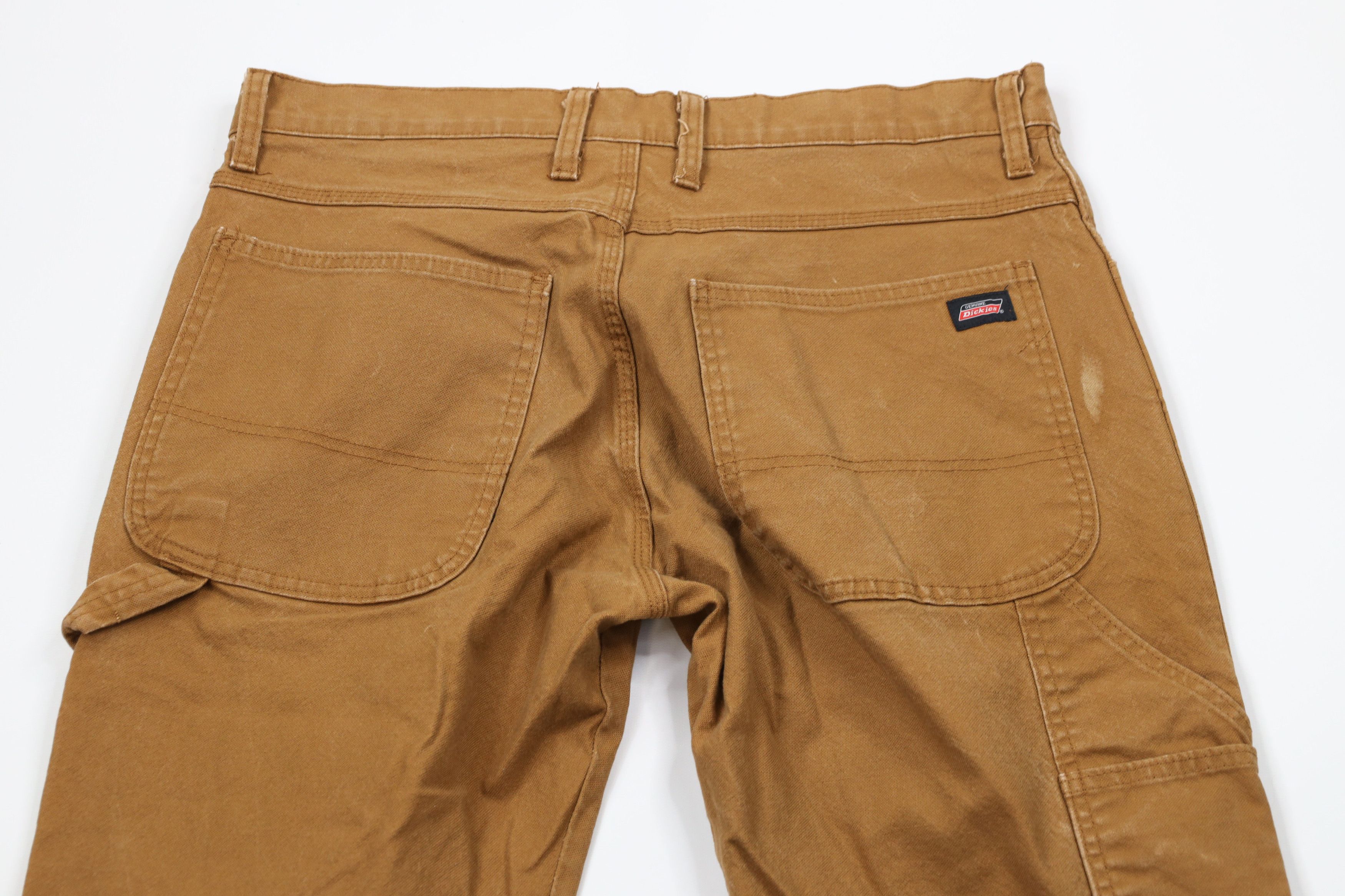 Dickies × Vintage Vintage Y2K Dickies Canvas Wide Leg Dungaree Pants Duck Size US 32 / EU 48 - 9 Thumbnail