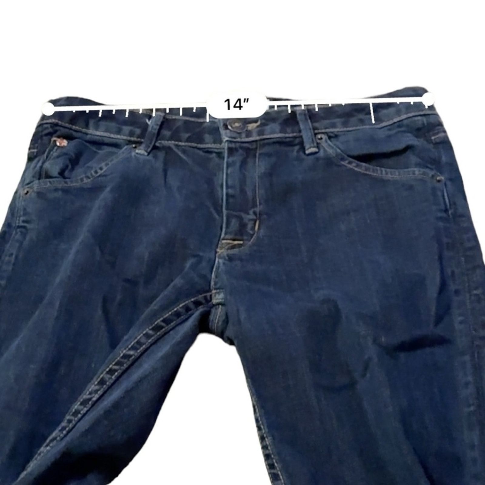 Hudson Hudson Carly Mid Rise Straight Leg Dark Wash Jeans Size 27 Size 27" / US 4 / IT 40 - 10 Thumbnail
