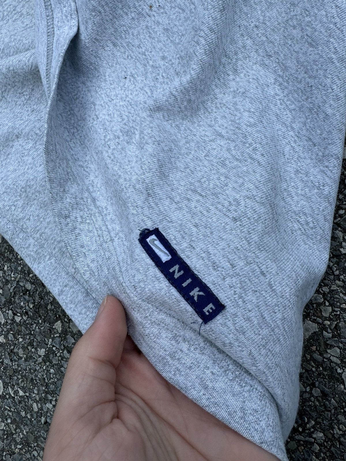 Japanese Brand × Nike × Vintage Nike Vintage 90s swoosh boxy half zip crewneck rap skate Size US S / EU 44-46 / 1 - 9 Thumbnail