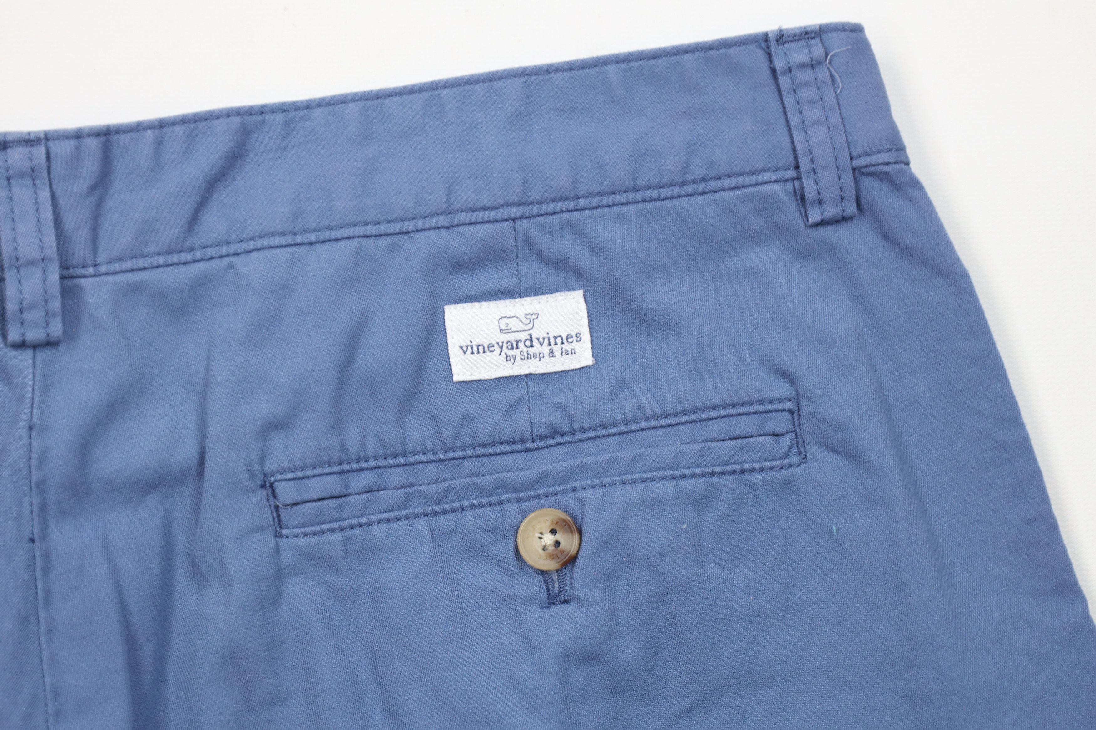 Vineyard Vines Vineyard Vines Above Knee Club Golf Chino Shorts Blue Cotton Size US 34 / EU 50 - 13 Thumbnail