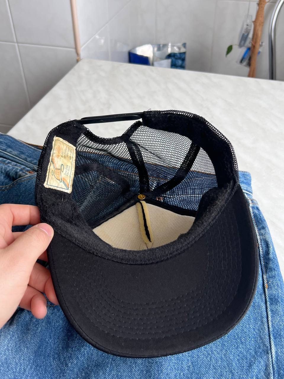 Other Vintage 90s Lehman Brothers big logo bank cap hat mesh Size ONE SIZE - 3 Thumbnail