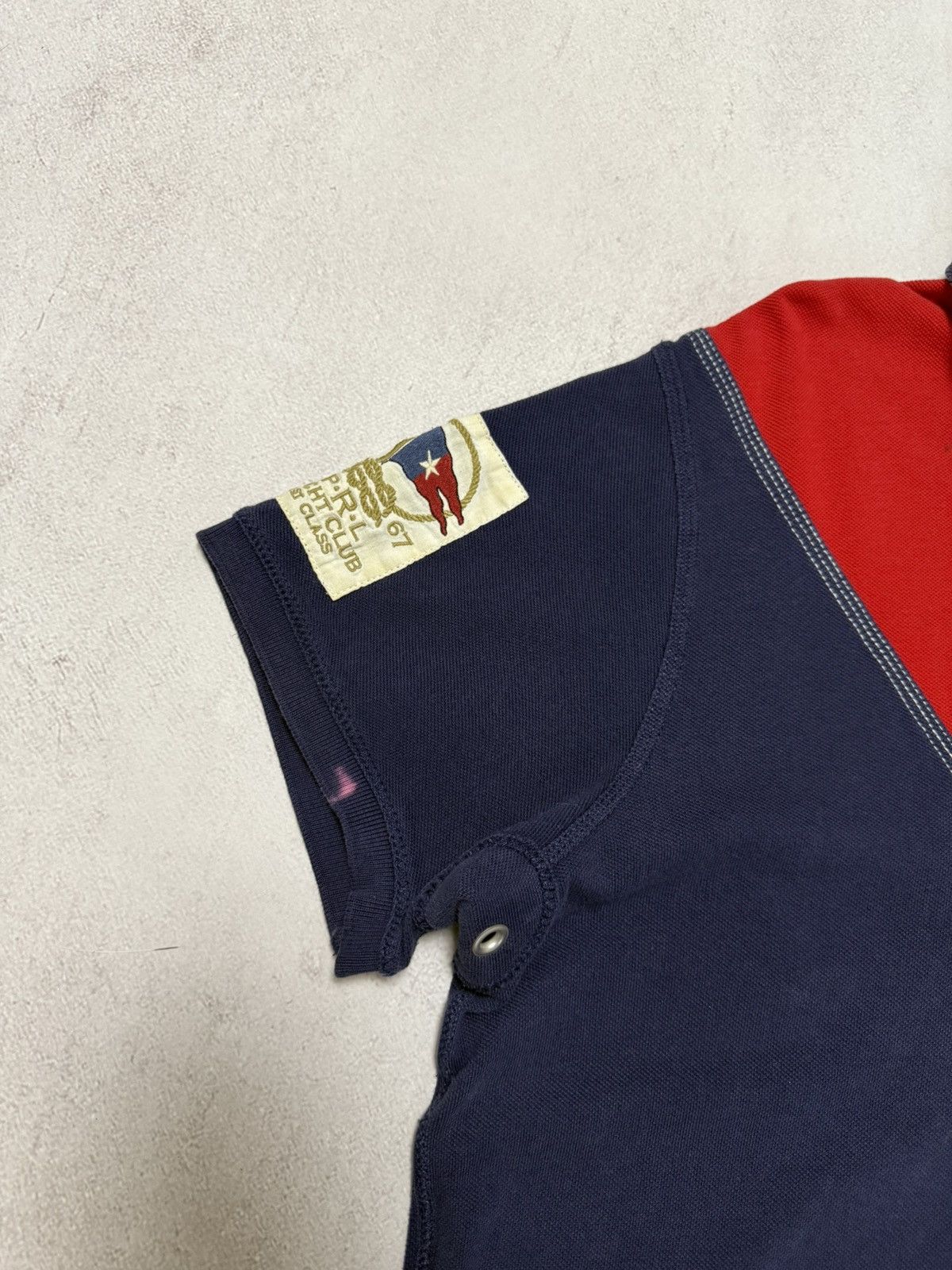 RRL Ralph Lauren Vintage Polo Ralph Lauren Polo Rugby T Shirt Big Logo Yacht Size US L / EU 52-54 / 3 - 4 Thumbnail