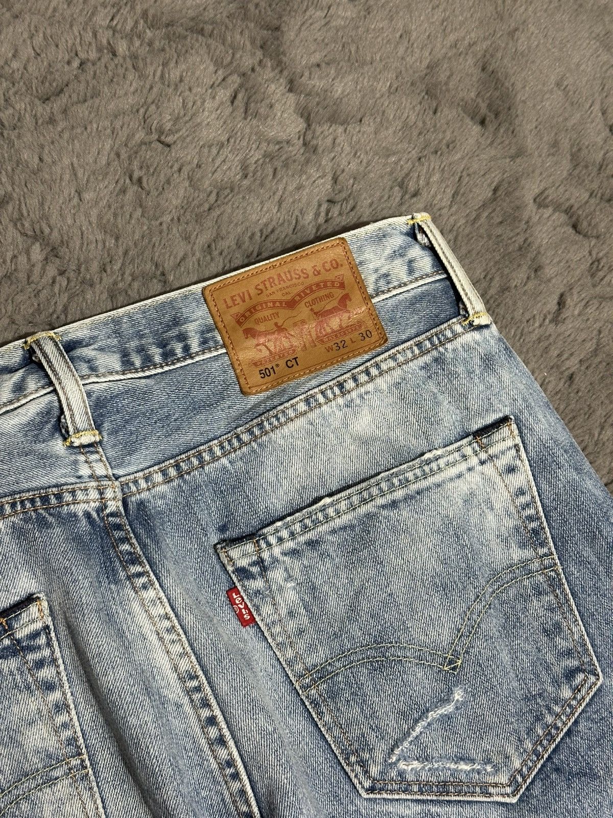 Levi's Vintage Clothing Vintage Levi's 501 CT Customized & Tapered Denim Size US 32 / EU 48 - 10 Thumbnail