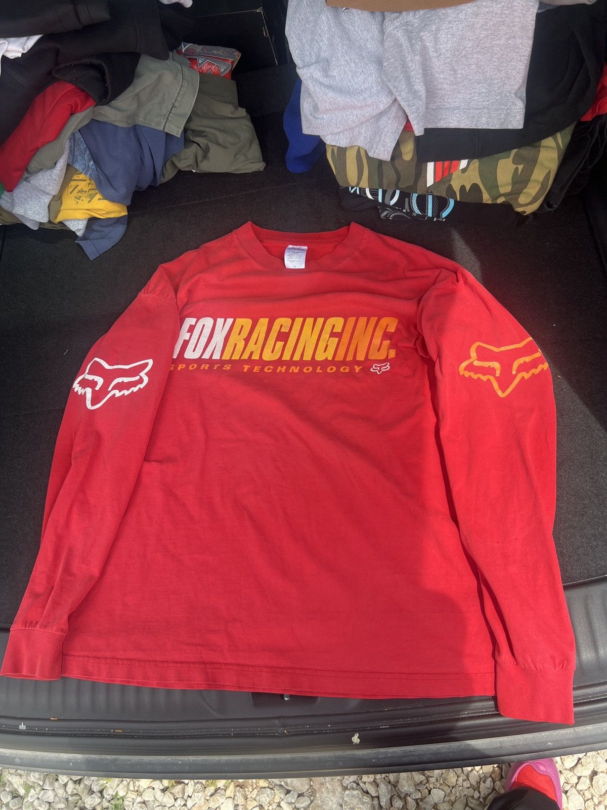 Fox Racing Fox racing long sleeve with sleeve hit Size US XL / EU 56 / 4 - 1 Thumbnail