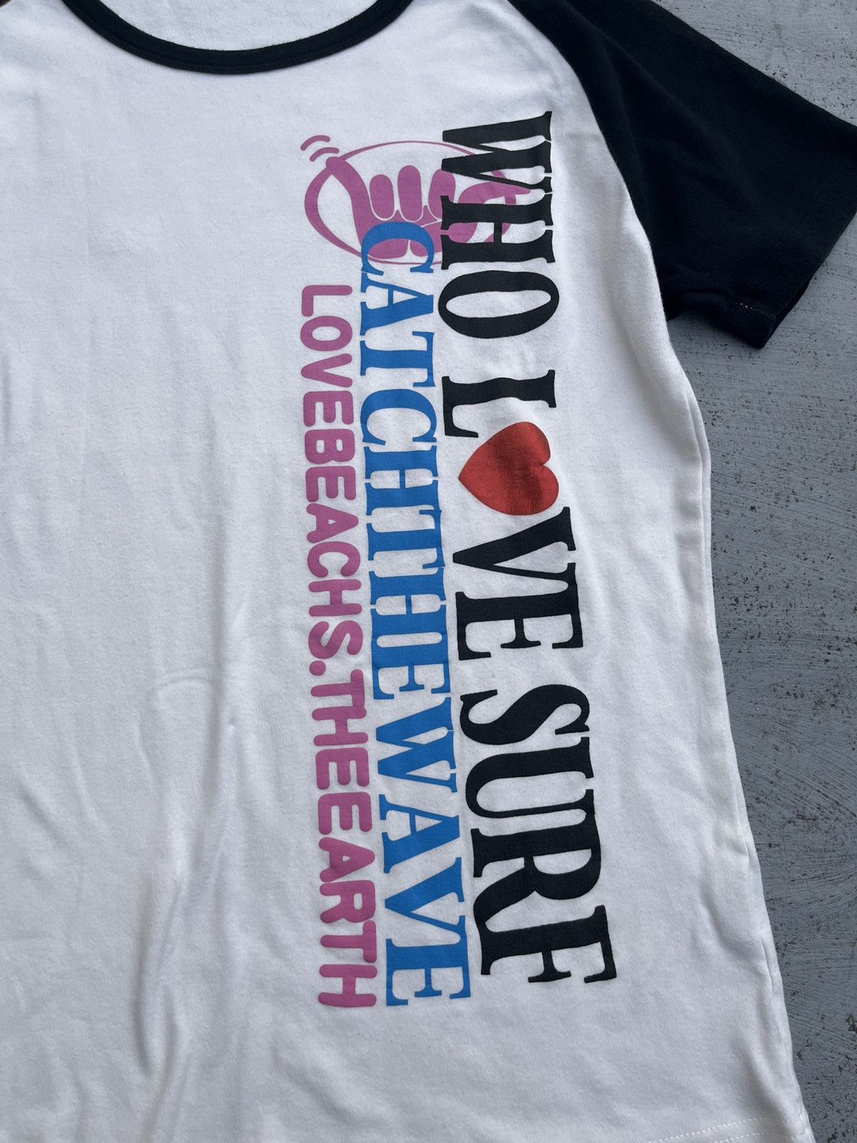 If Six Was Nine × Japanese Brand × Le Grande Bleu (L.G.B.) JAPANESE LOVE SURF POEM GOTHIC TEE PUNK Y2K LGB Size US S / EU 44-46 / 1 - 6 Thumbnail