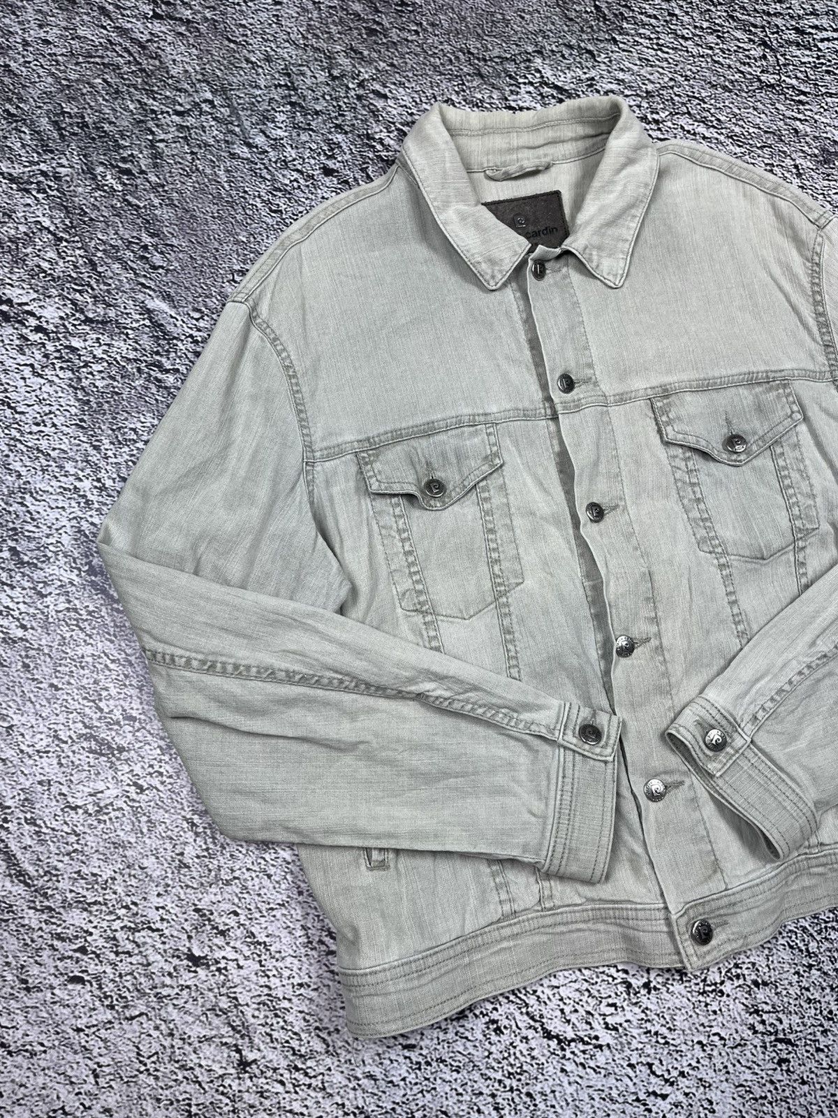 Pierre Cardin Vintage 90s Rare Pierre Cardin Linen jacket size L Size US L / EU 52-54 / 3 - 2 Thumbnail