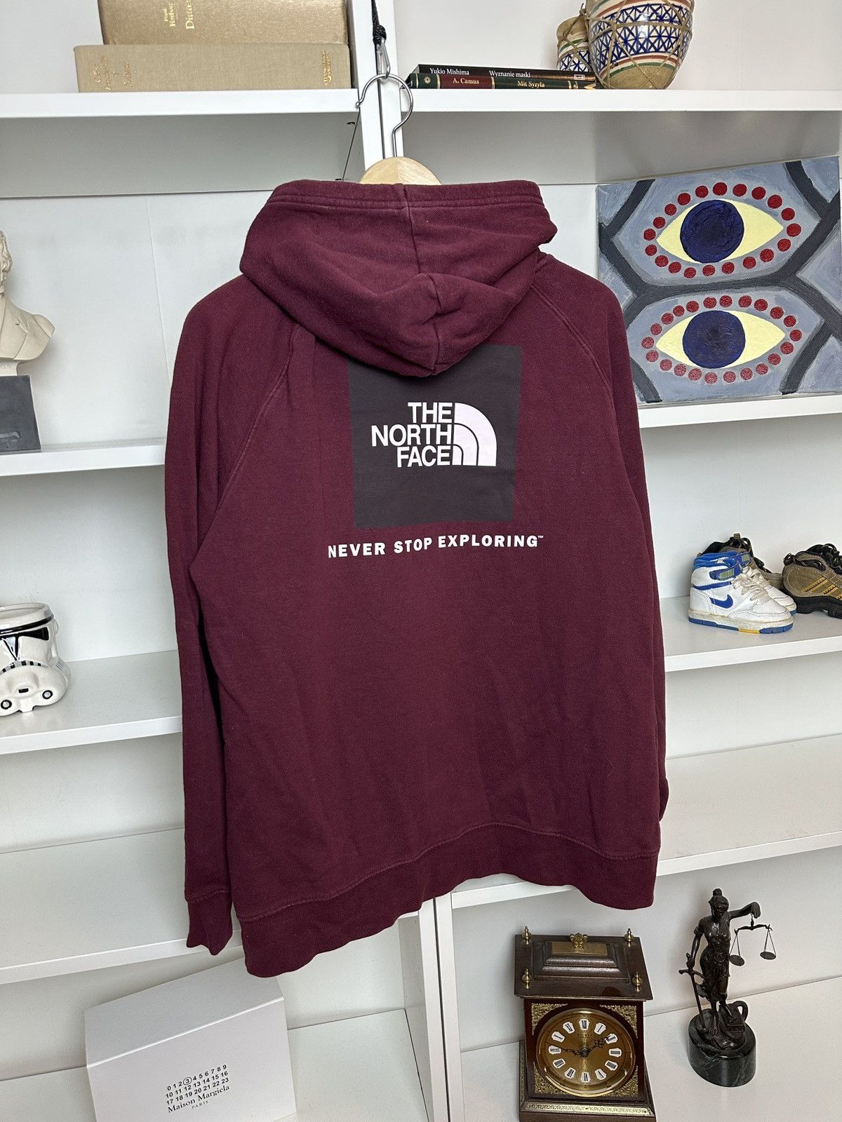 The North Face The North Face never stop exploring burgundy hoodie Size US L / EU 52-54 / 3 - 9 Thumbnail