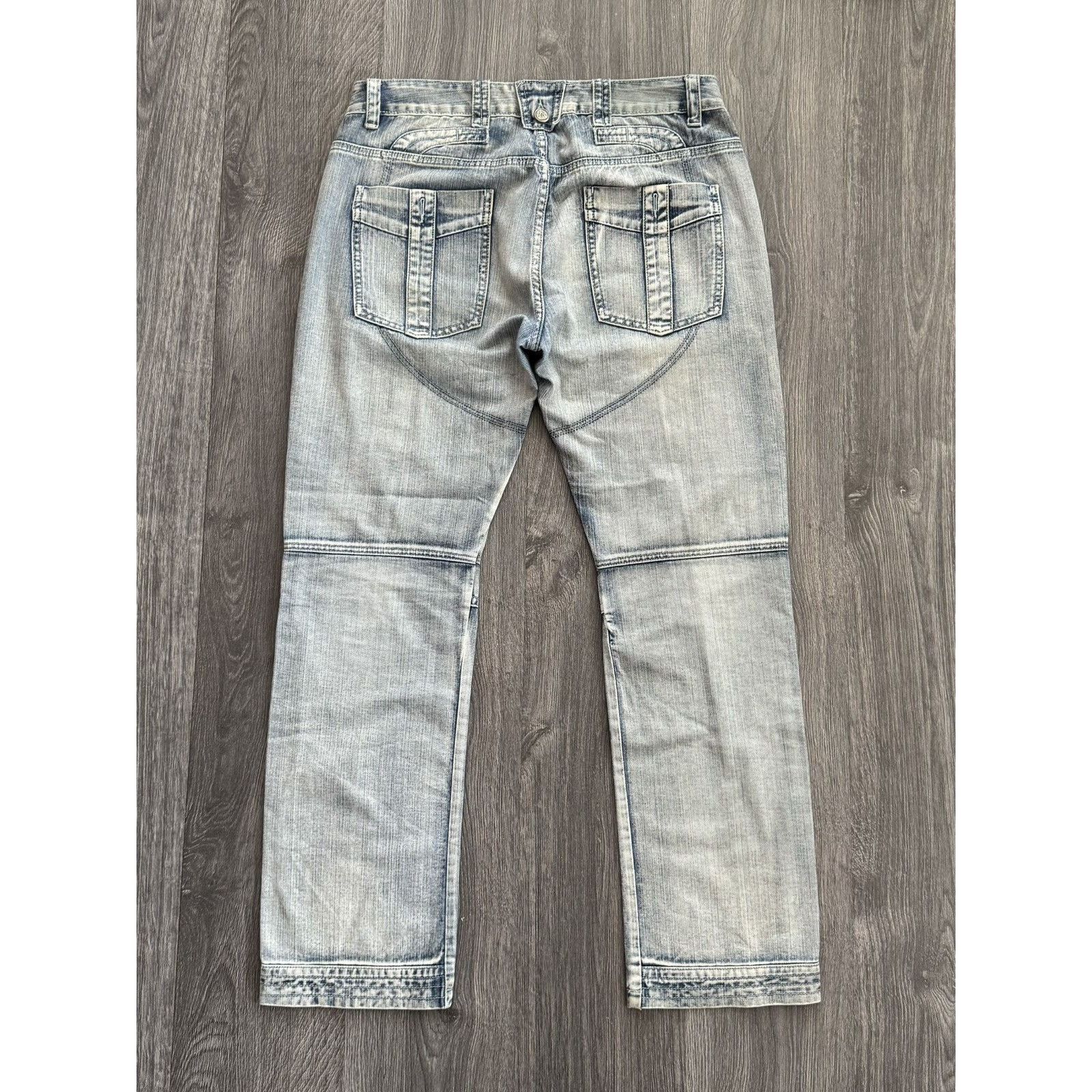 Japanese Brand Y2K Vintage Japanese Washed Zip Jeans Size US 34 / EU 50 - 6 Thumbnail