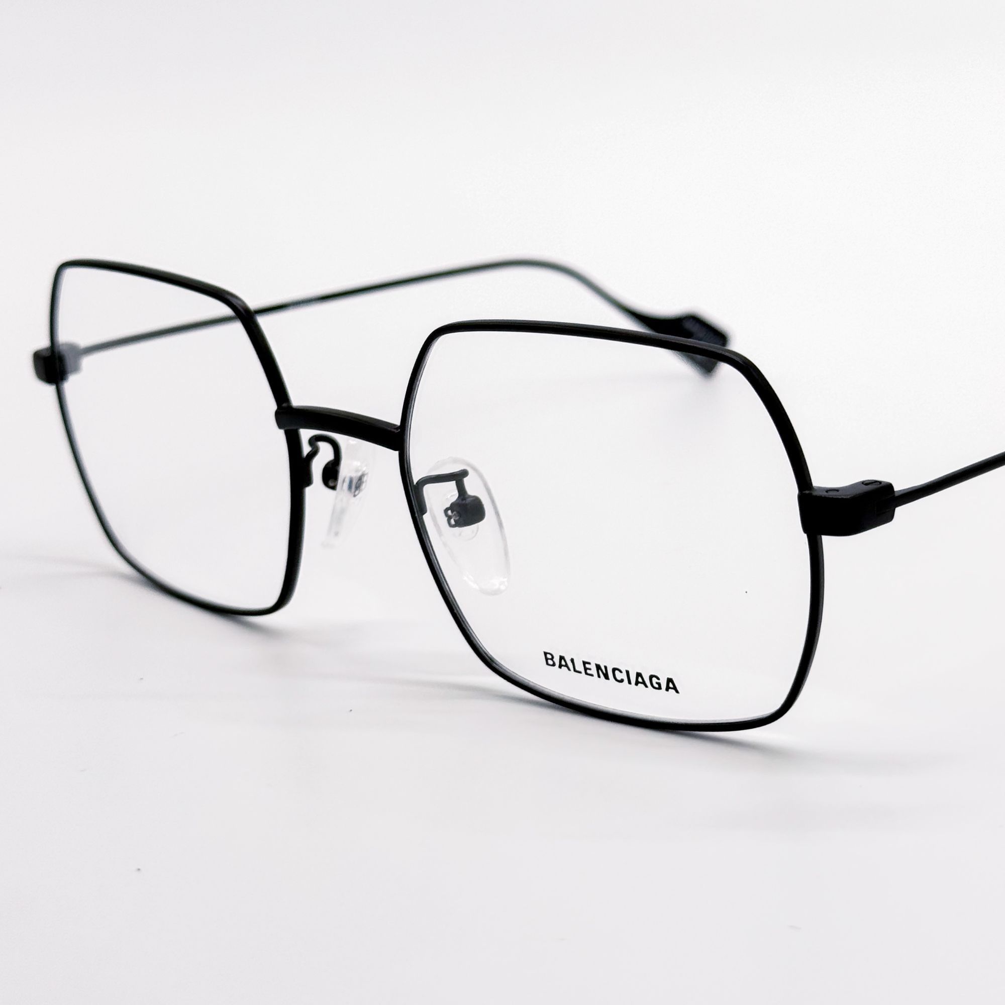 Balenciaga NEW BALENCIAGA EYEGLASSES BB0090O 001 SQUARE BLACK WOMEN EYE Size ONE SIZE - 5 Thumbnail