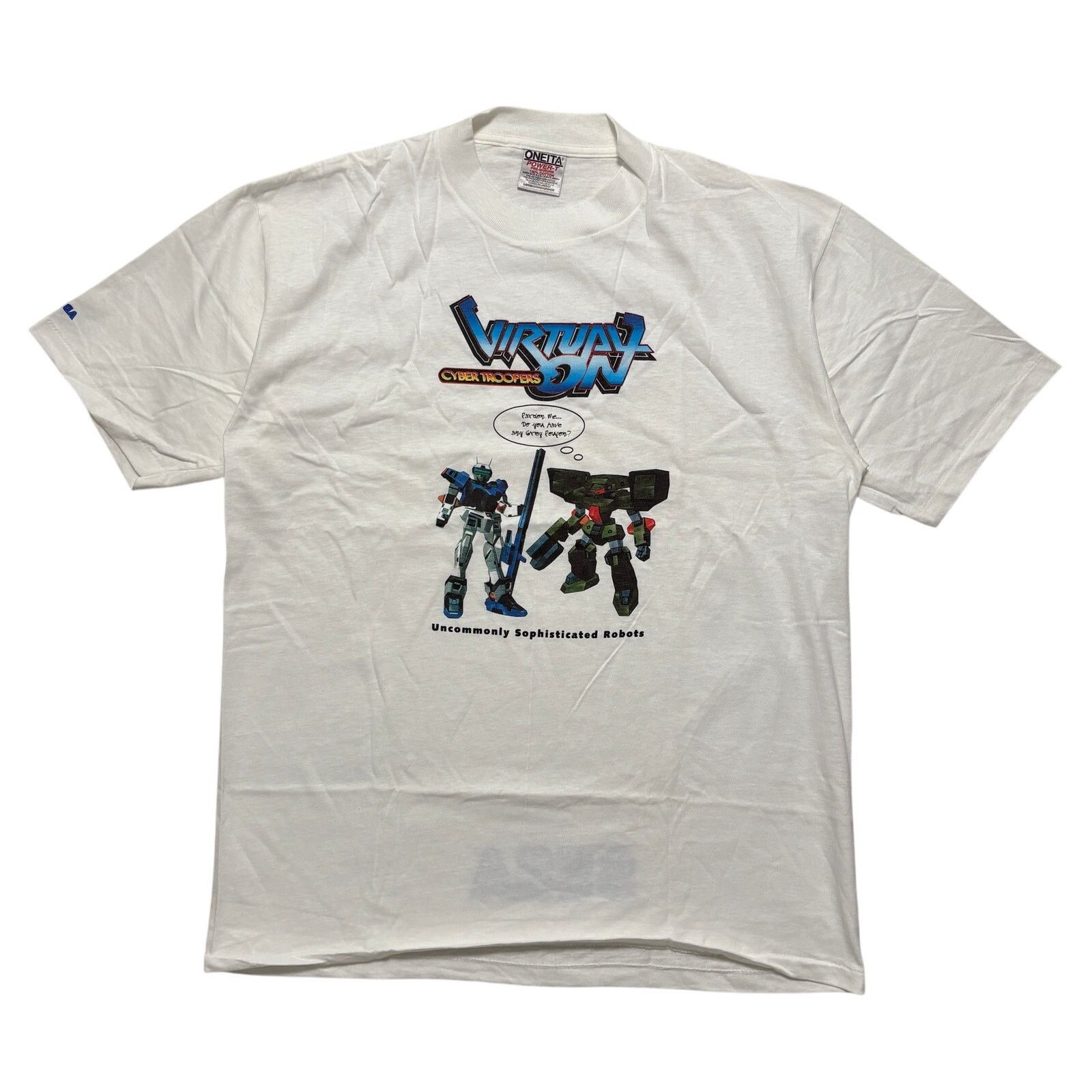 Other Deadstock VTG 90's Virtual On Cyber Promo T-Shirt White L Size US L / EU 52-54 / 3 - 1 Thumbnail