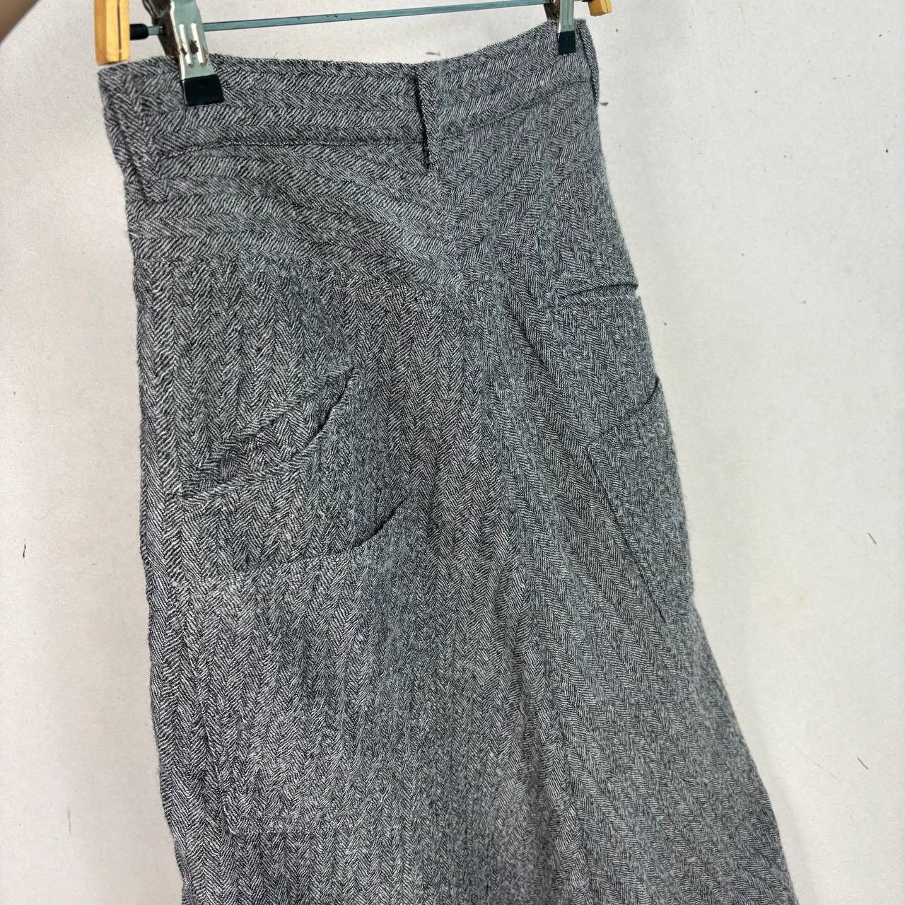 Yohji Yamamoto Yohji Yamamoto Wool Tweed Harem Crotch Pants Unisex Size US 31 - 6 Thumbnail