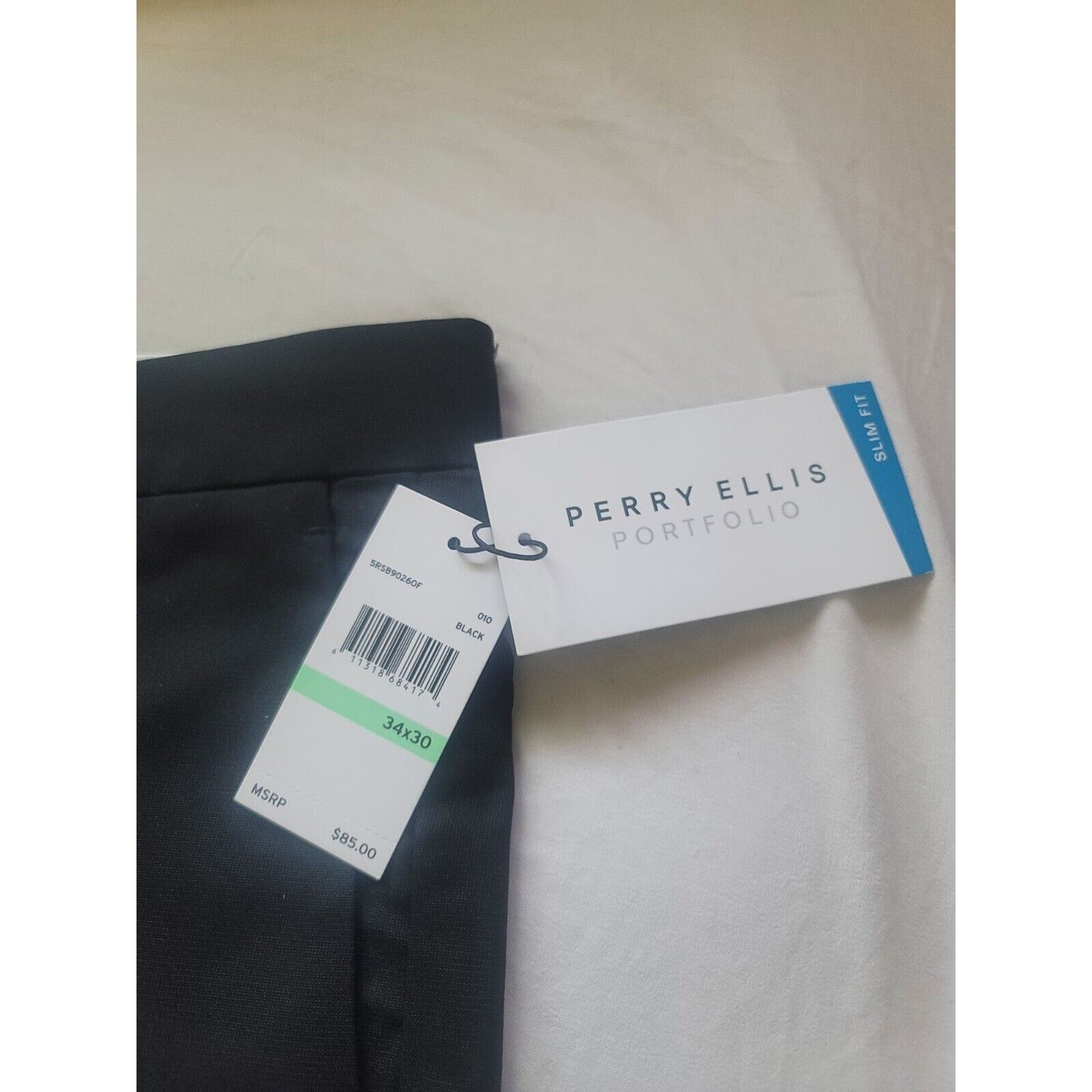 Perry Ellis Perry Ellis Portfolio Slim Fit Pants, 34x30 Size US 34 / EU 50 - 3 Thumbnail