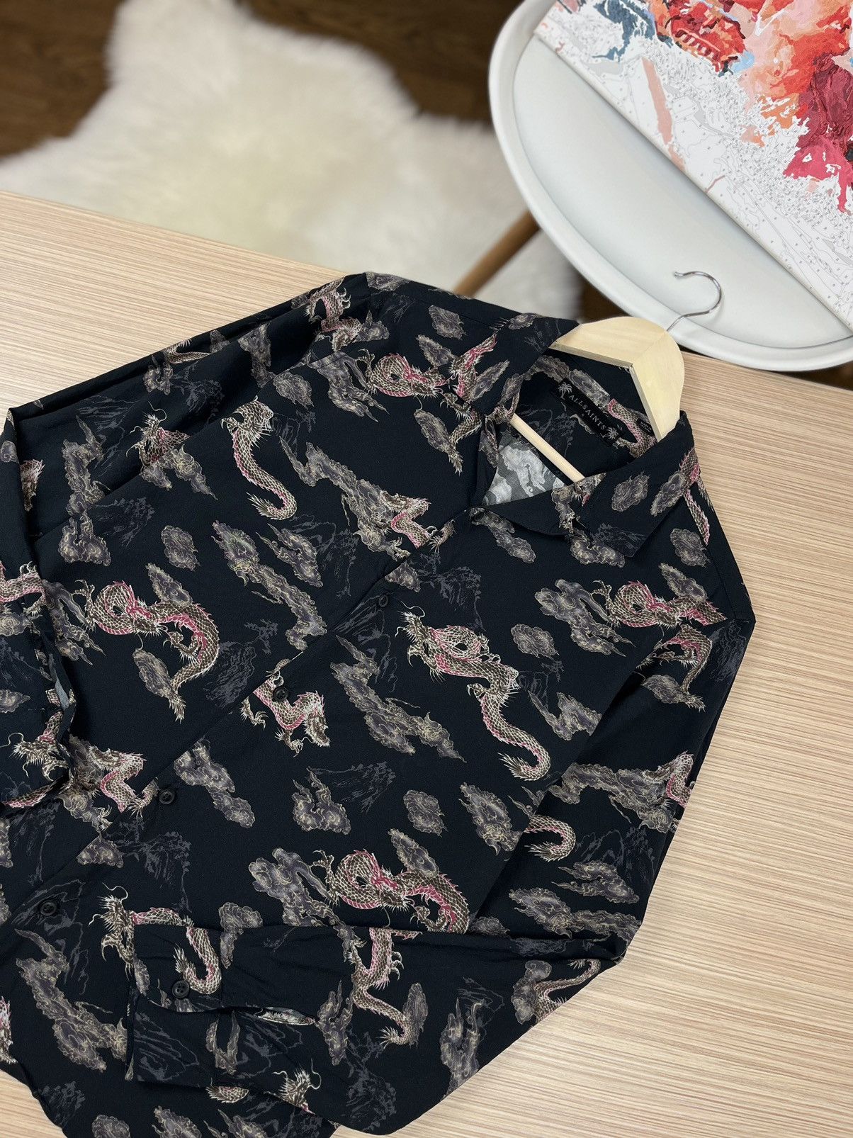 Allsaints Allsaints Hype Cotton dragon Y2K Shirt Size US S / EU 44-46 / 1 - 2 Thumbnail