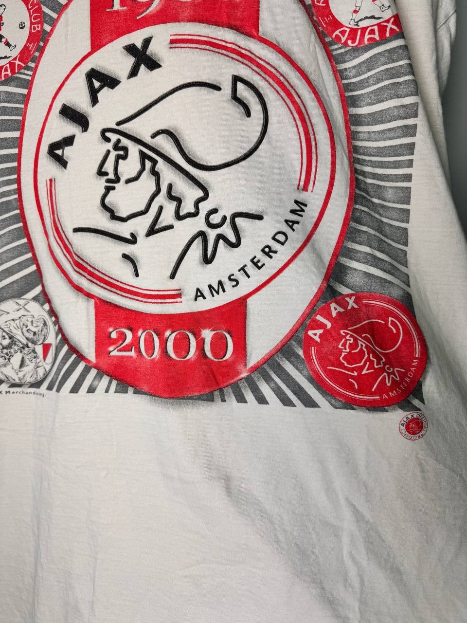 Vintage Vintage Ajax Amsterdam Football Team T-shirt size XL Size US XL / EU 56 / 4 - 3 Thumbnail
